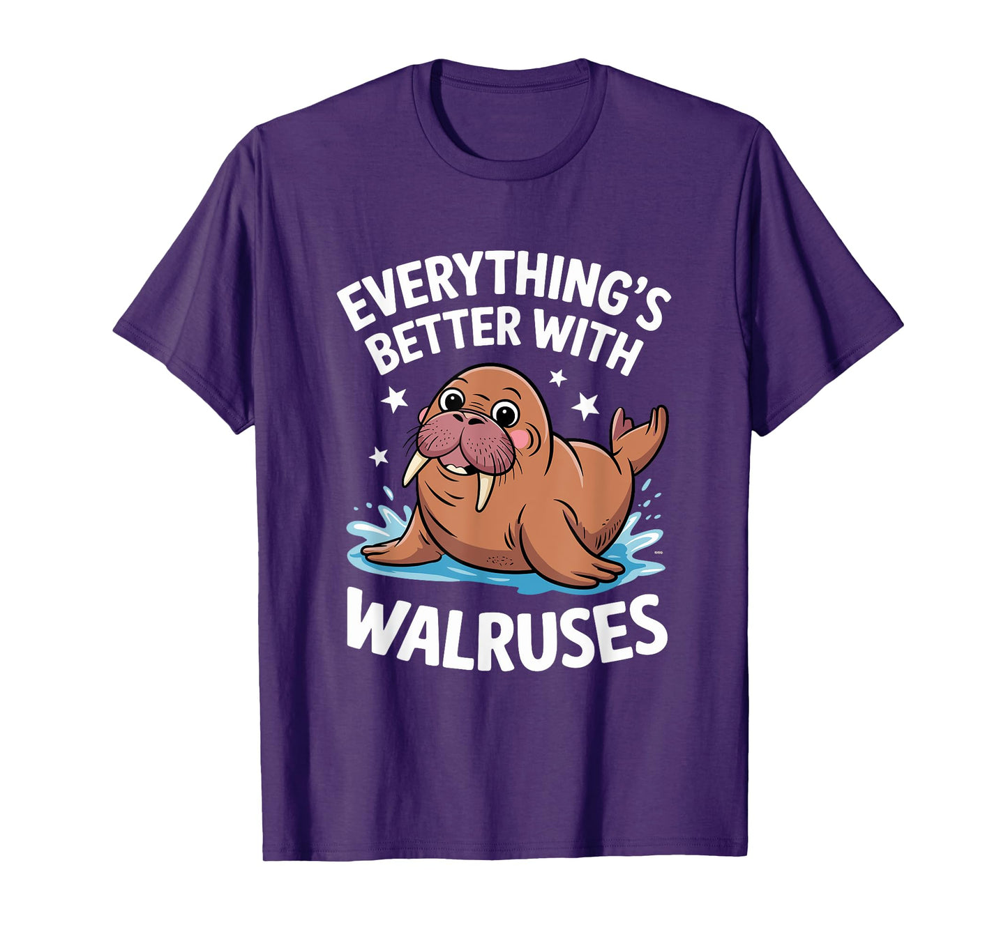 Cute Walrus Lover Adults or Kids Boys Girls Walruses T-Shirt