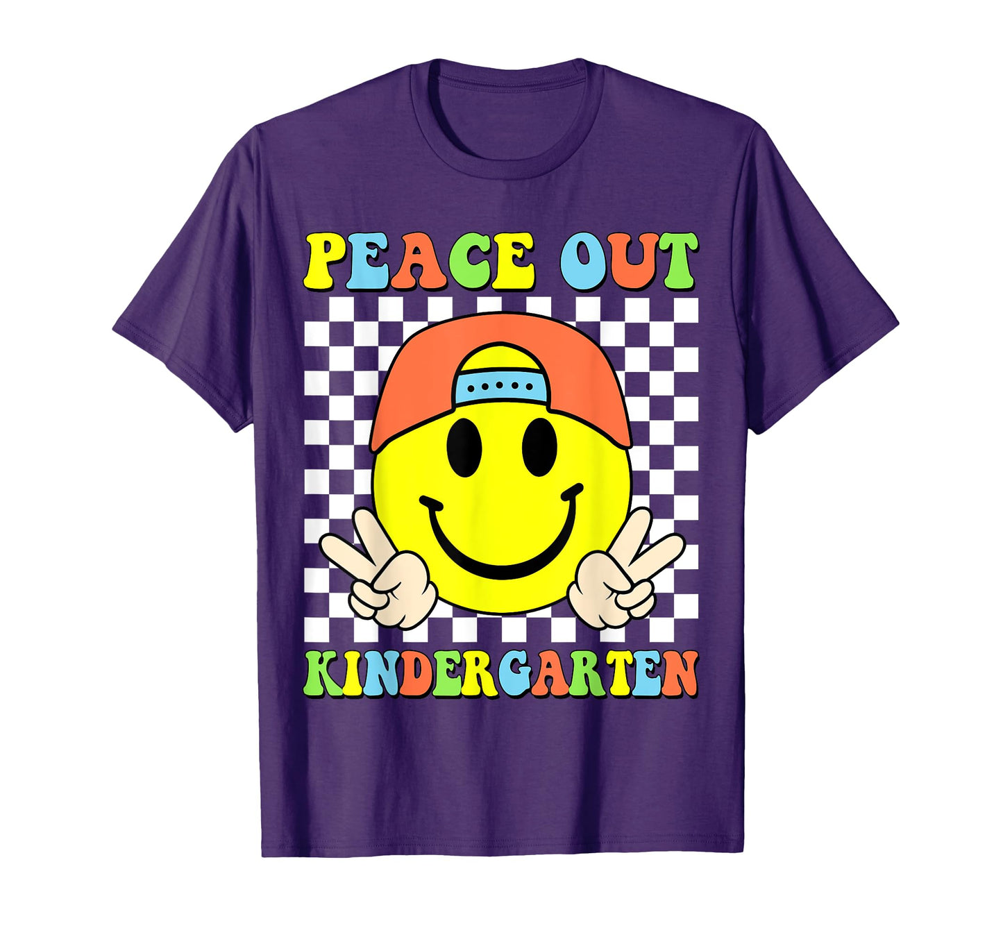 Peace Out Kindergarten Boys Kid Graduate Last Day Of School T-Shirt