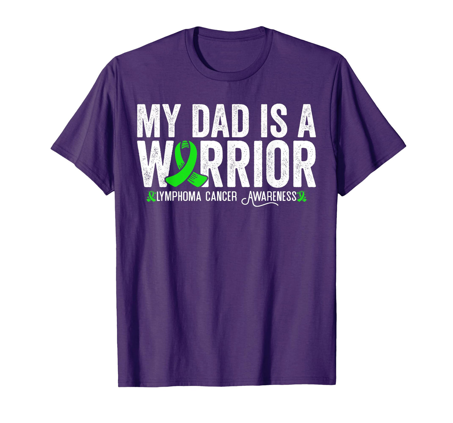 My Dad Is A Warrior Lymphoma Cancer Awareness T-Shirt