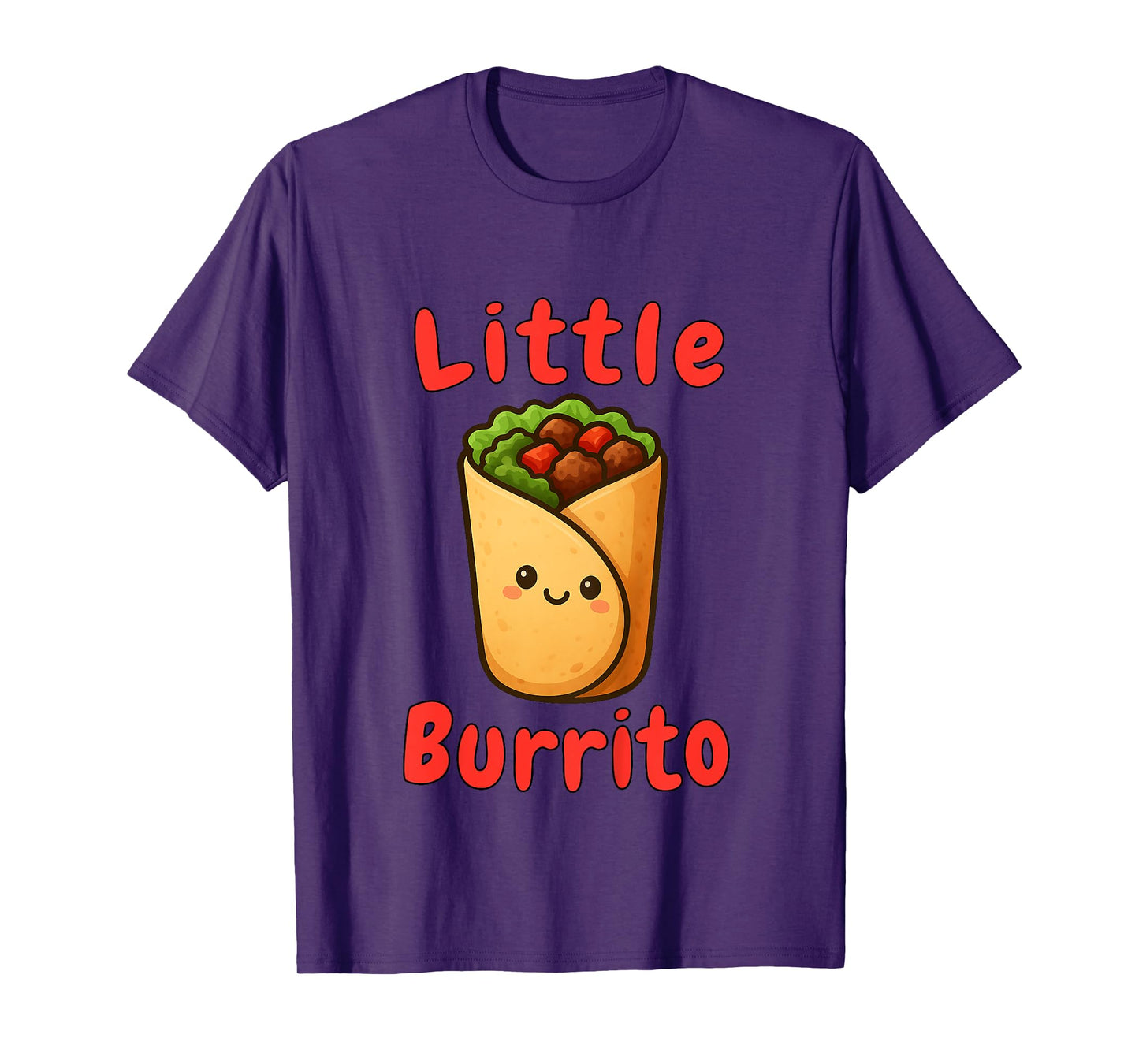 Burrito Lover Kids Mexican Food Little Burrito Toddler T-Shirt