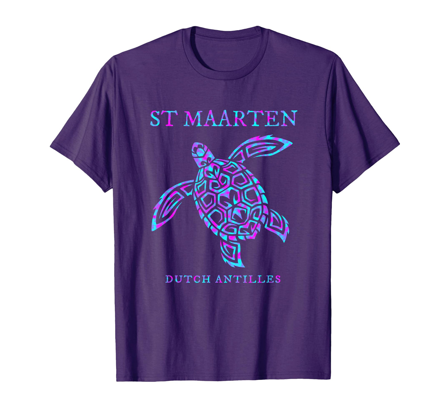 St. Maarten Sea Turtle Boys Girls Womens Vacation Souvenir T-Shirt