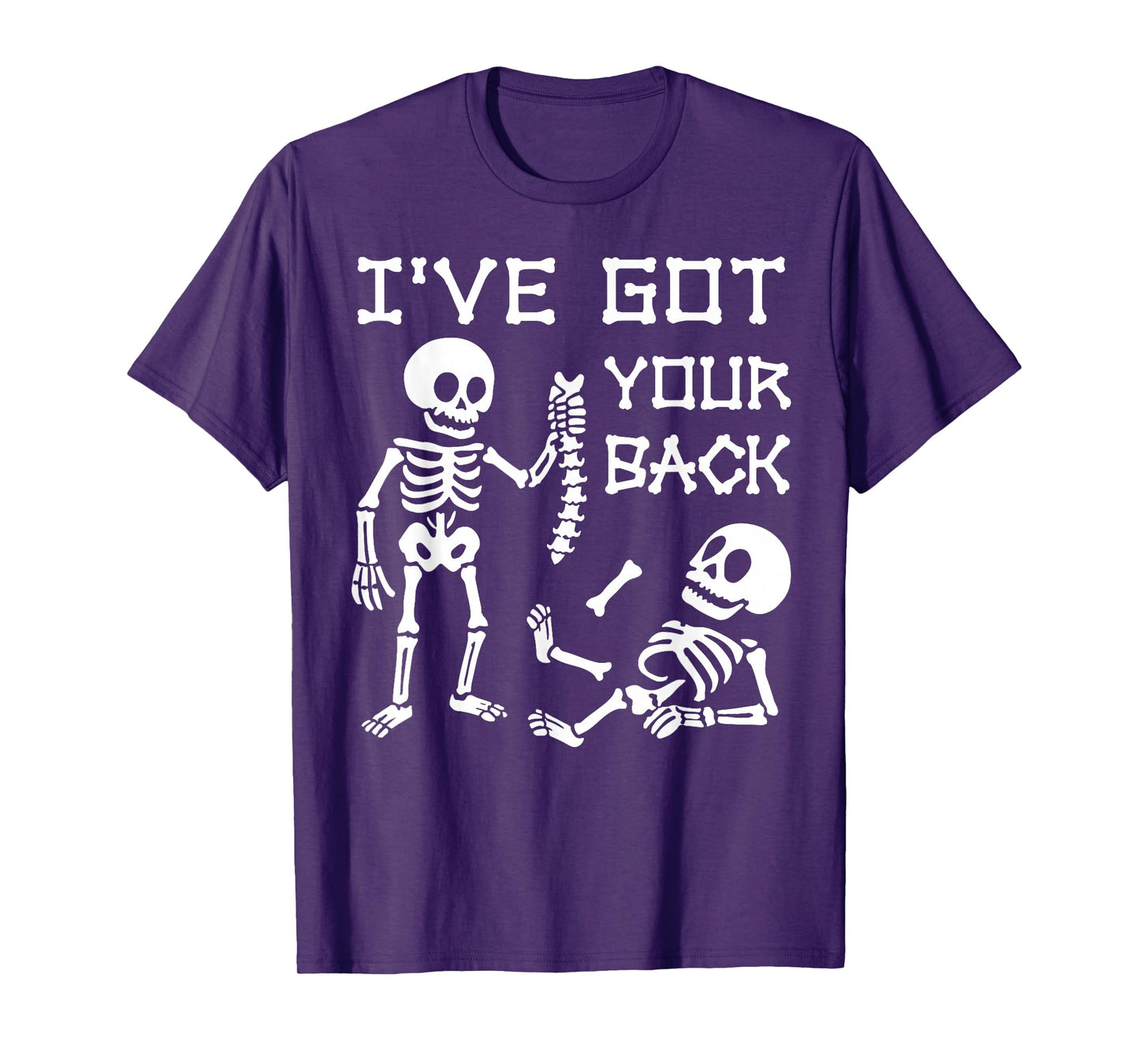 Skeleton I’ve Got Your Back Halloween Costume Men Women Kids T-Shirt