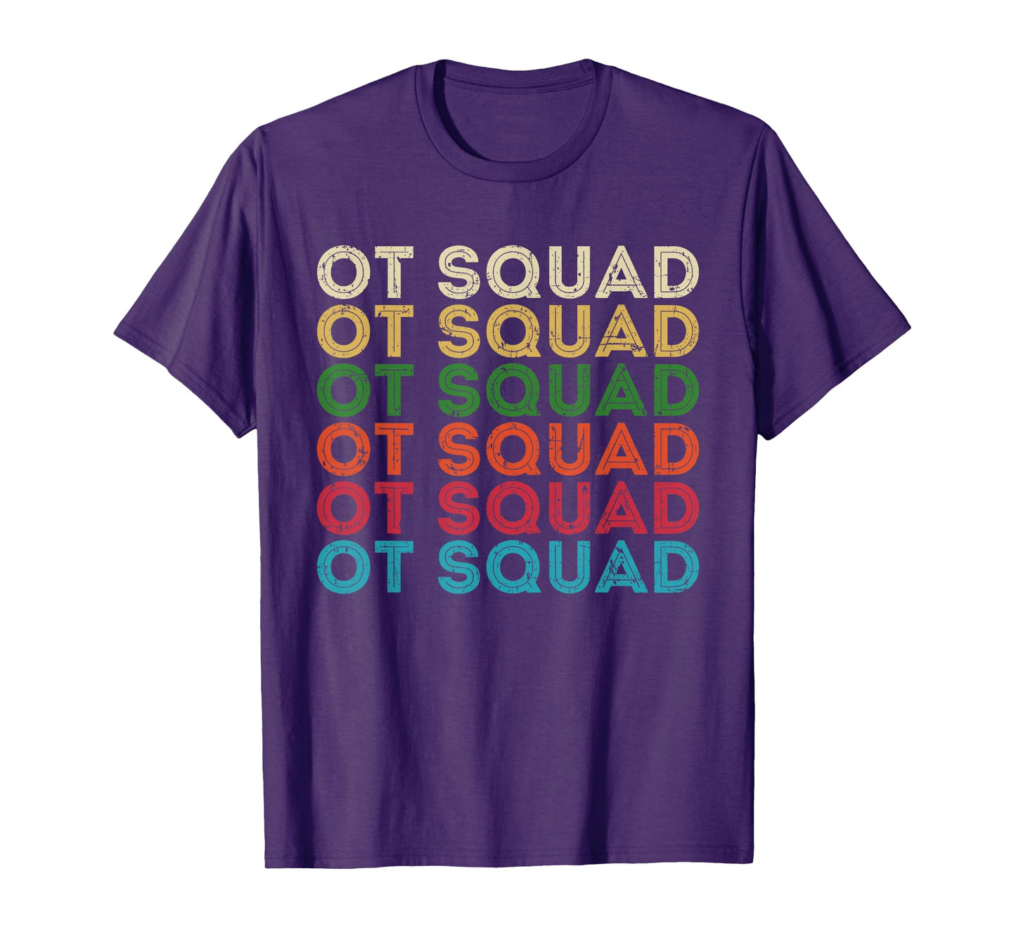 Occupational Therapy Squad OT Squad Therapist Retro Vintage T-Shirt