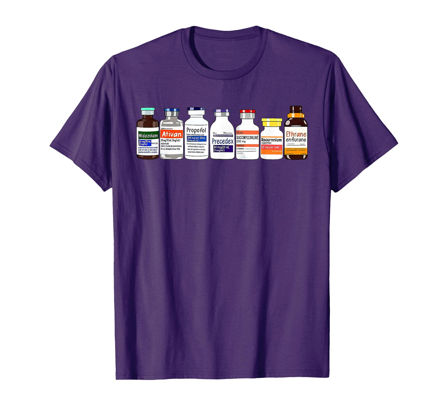 ICU Nurse Pharmacy Intensive Critical Care Black Women's Modern Classic ICU Nurse Propofol T-Shirt