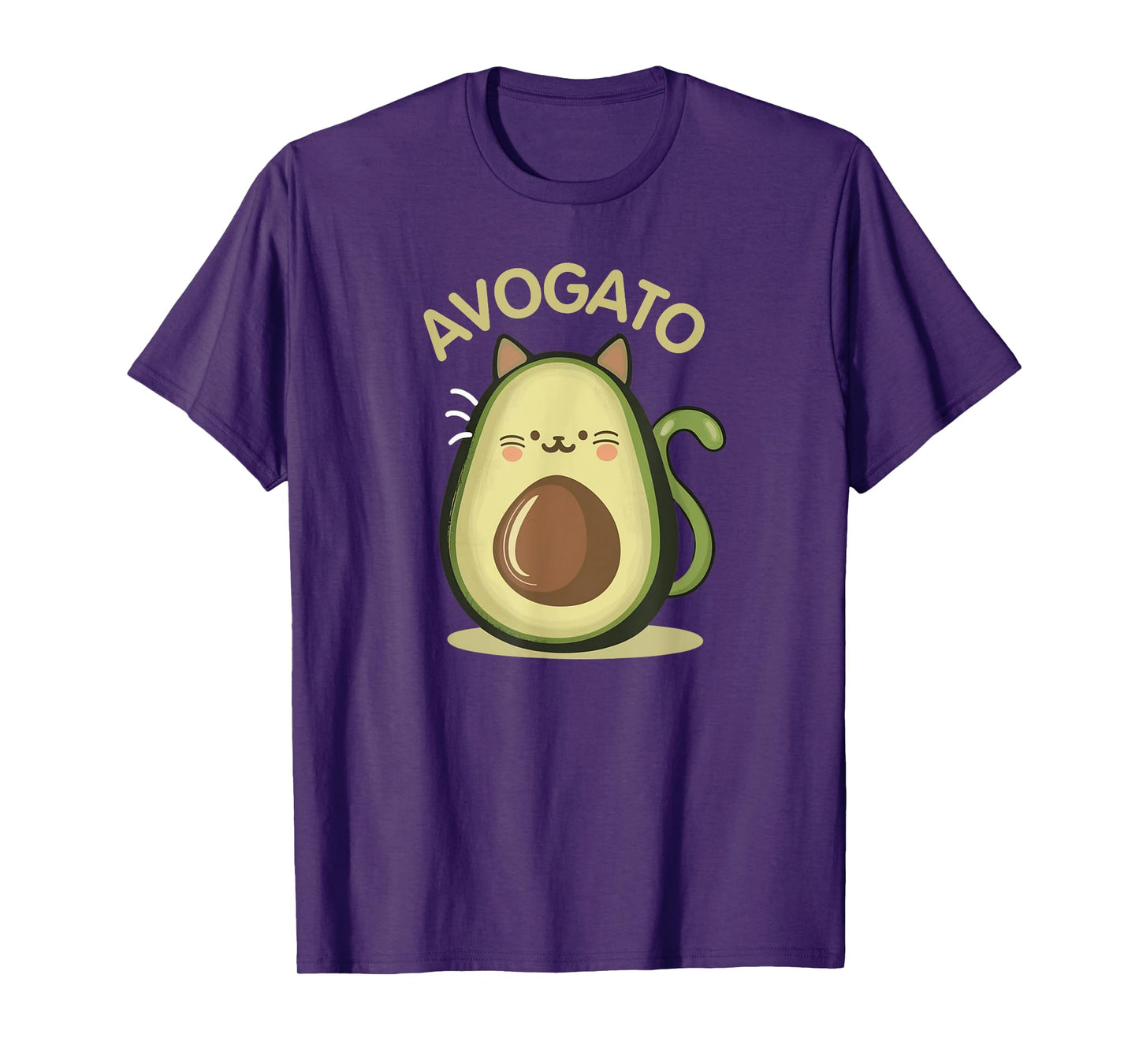 Avogato Cute Funny Cinco de Mayo Cat Avocado Kids Boys Girls T-Shirt
