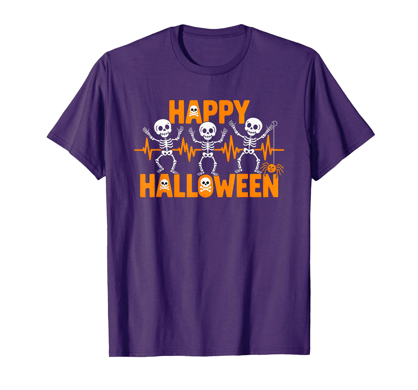 Happy Halloween Skeleton Party for Spooky Season Fun T-Shirt