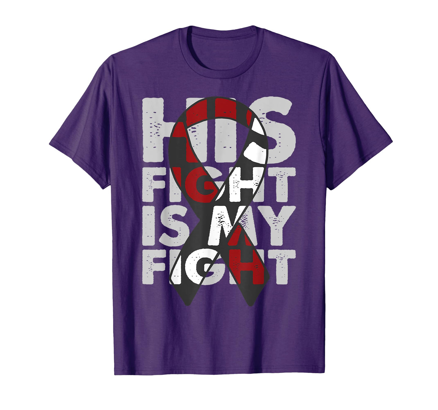 Laryngeal Cancer His Fight Is My Fight Awareness Tshirt T-Shirt