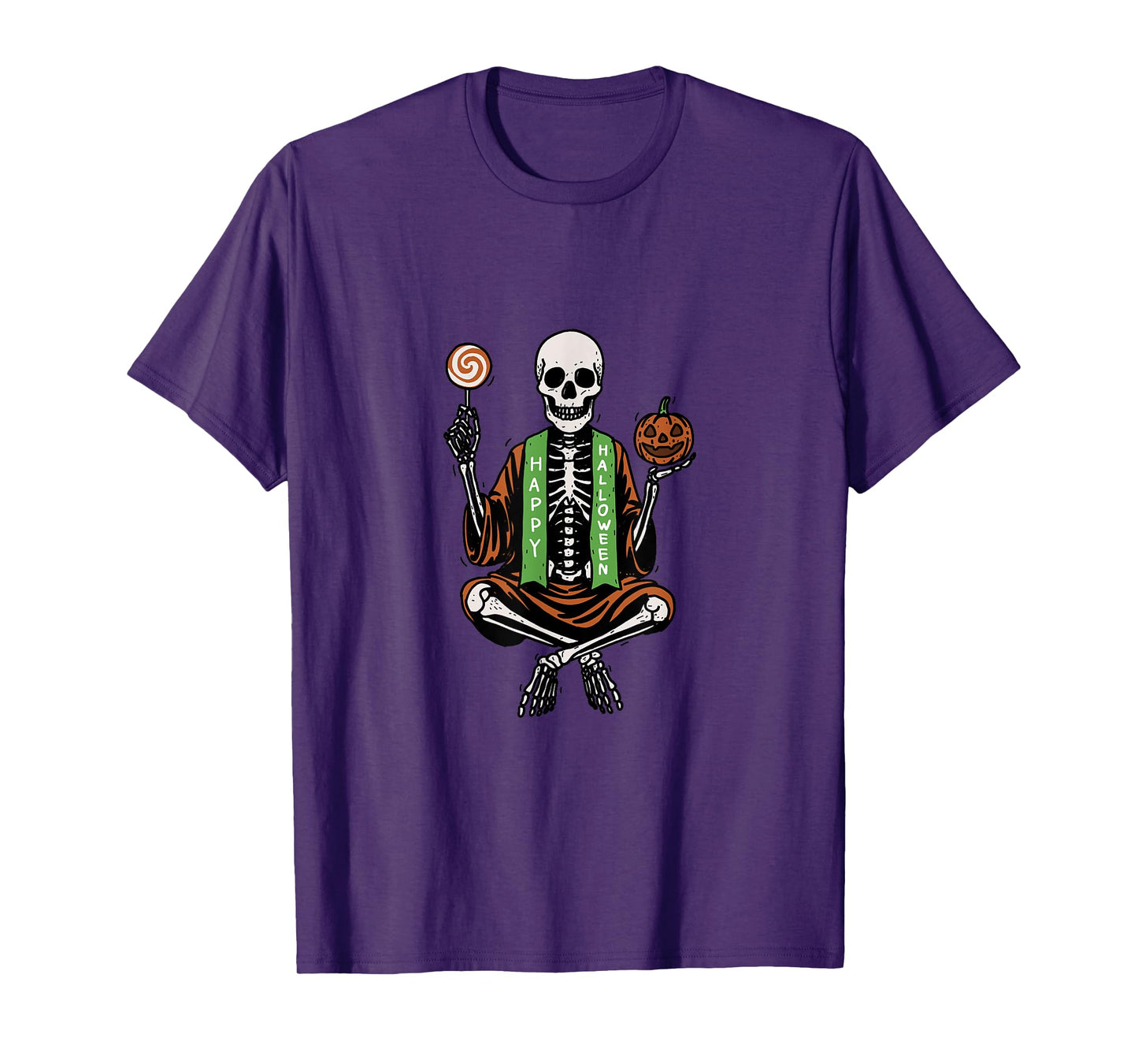 Skeleton, Happy Halloween T-Shirt