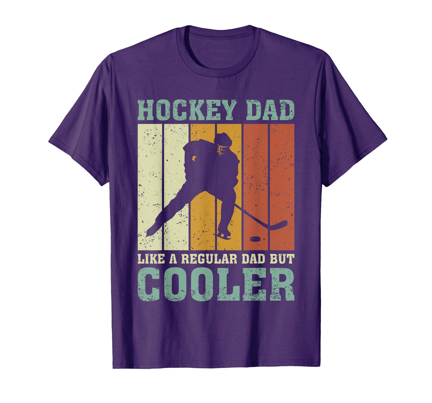 Hockey Dad Like A Regular Dad But Cooler Fathers Day T-Shirt