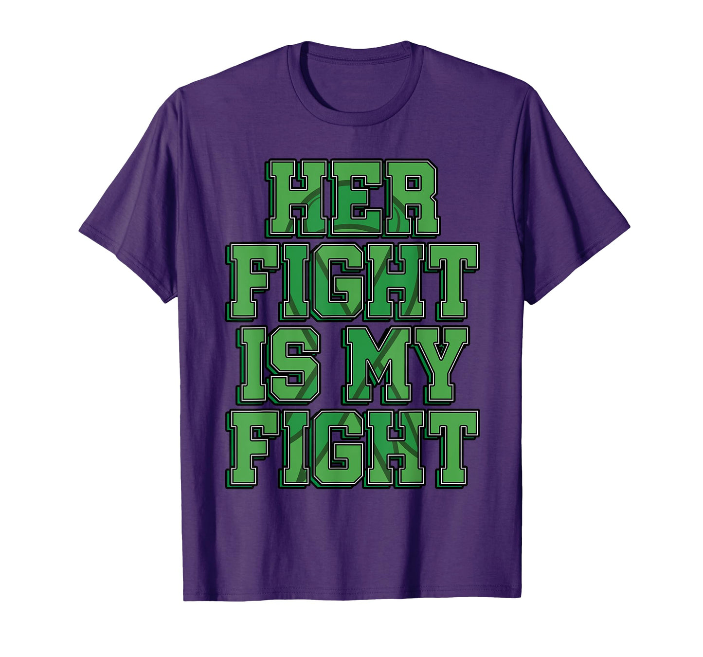Her Fight Is My Fight Bile Duct Cancer Awareness Gift Idea T-Shirt