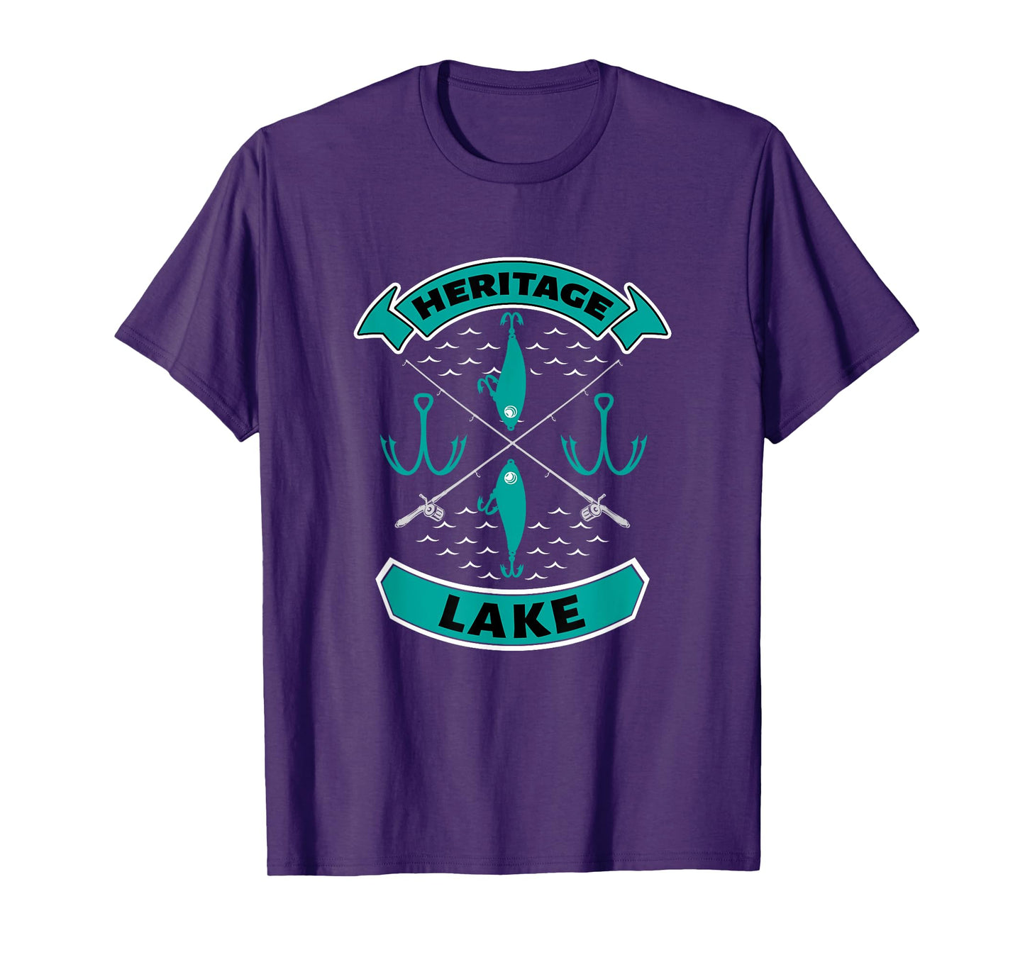 Heritage Lake Indiana Bass Fishing T-Shirt