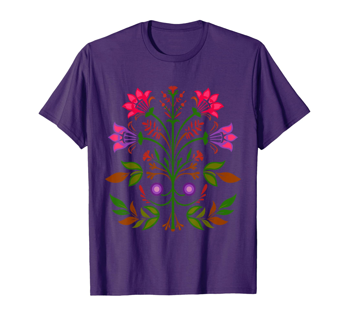 Ojibwe Floral Indigenous Botanical Wild Flowers Anishinaabe T-Shirt
