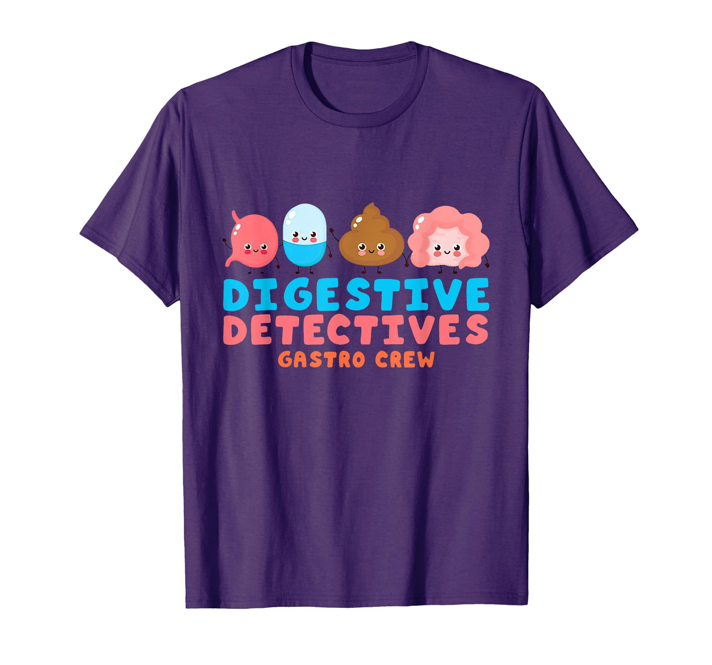 Digestive Detectives Gastro Crew Gastroenterology Nurse T-Shirt
