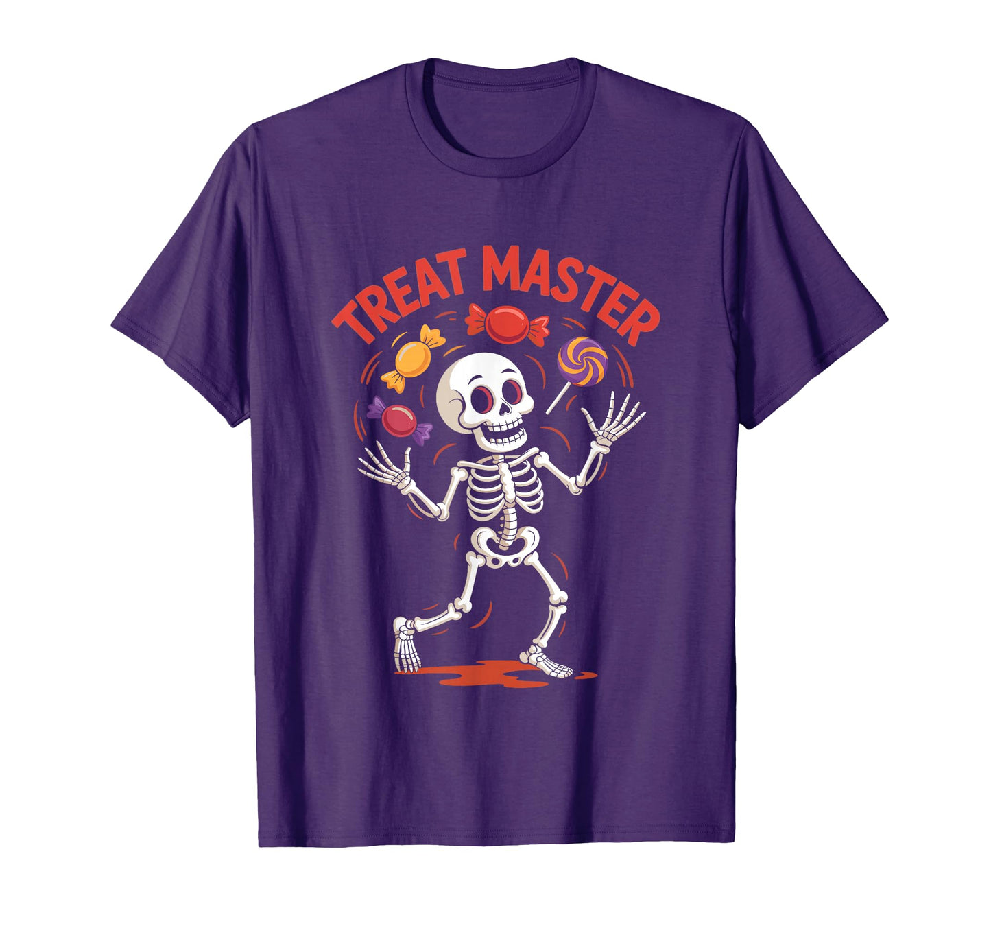 Funny Skeleton Juggling Candy Halloween T-Shirt