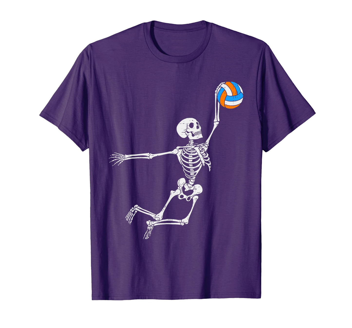 Skeleton Volleyball Halloween Costume Boys Teens Girls Kids T-Shirt