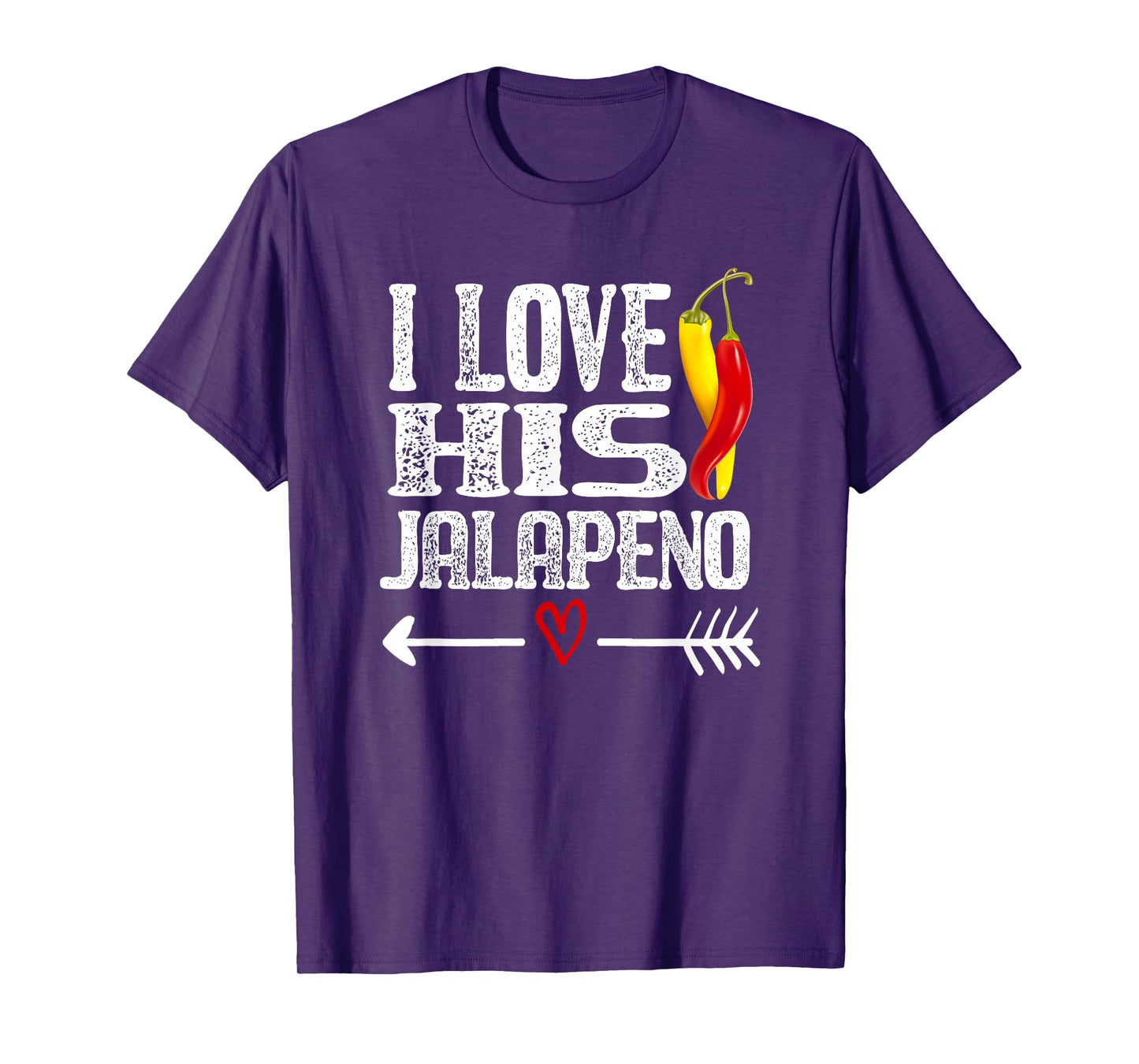 Mexican couple Cinco De Mayo I love his Jalapeno T-Shirt