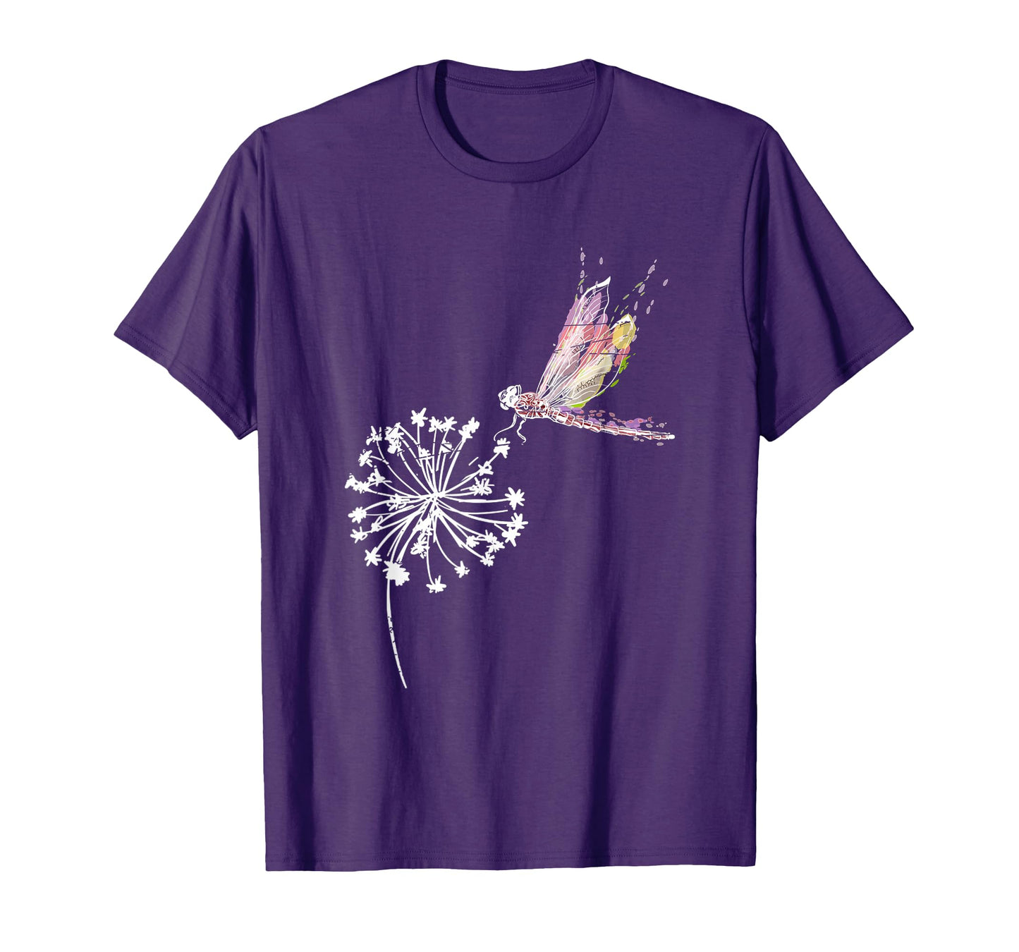 Dandelion Dragonfly Wildlife Gift Insect Dragonfly T-Shirt