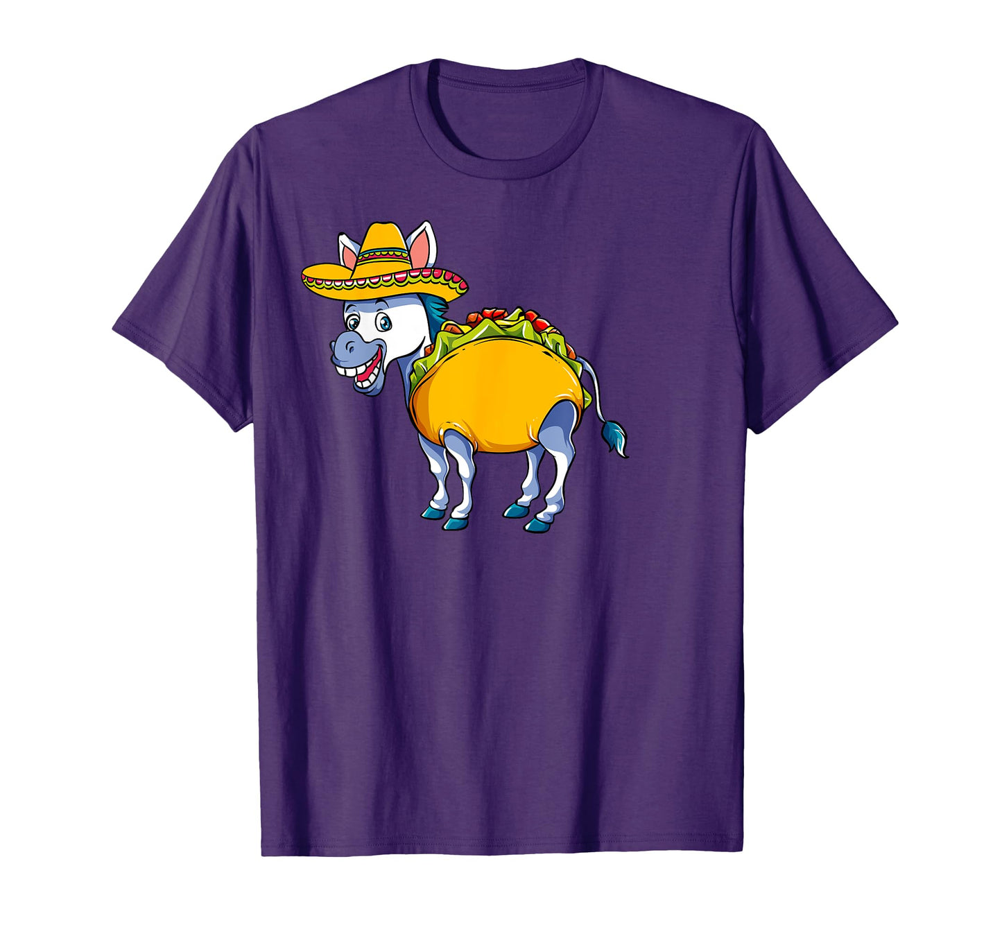 Donkey Taco Hilarious Burro Design for Cinco de Mayo T-Shirt