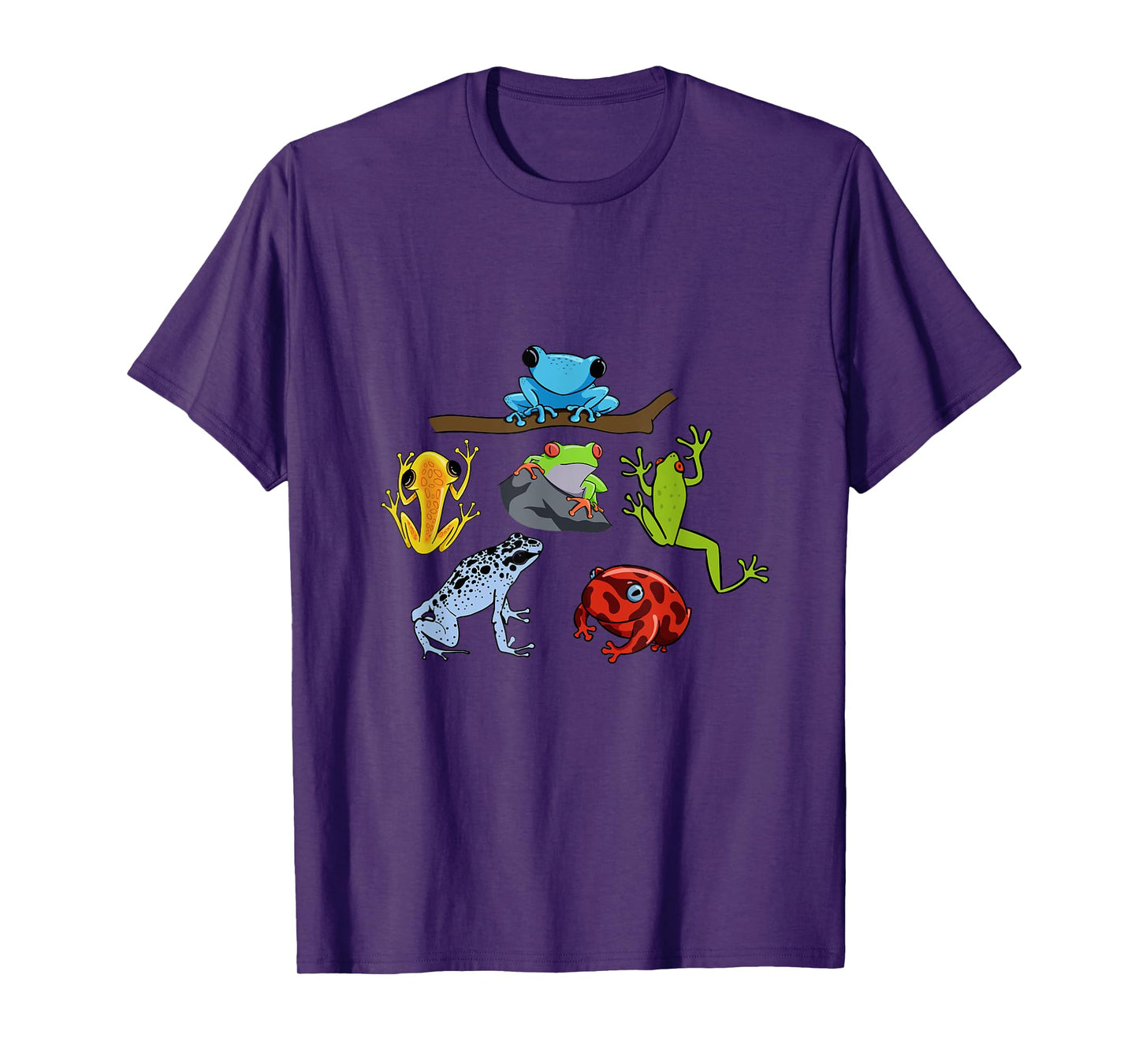 Rainforest Animals Amphibian Collection Toads Frog T-Shirt