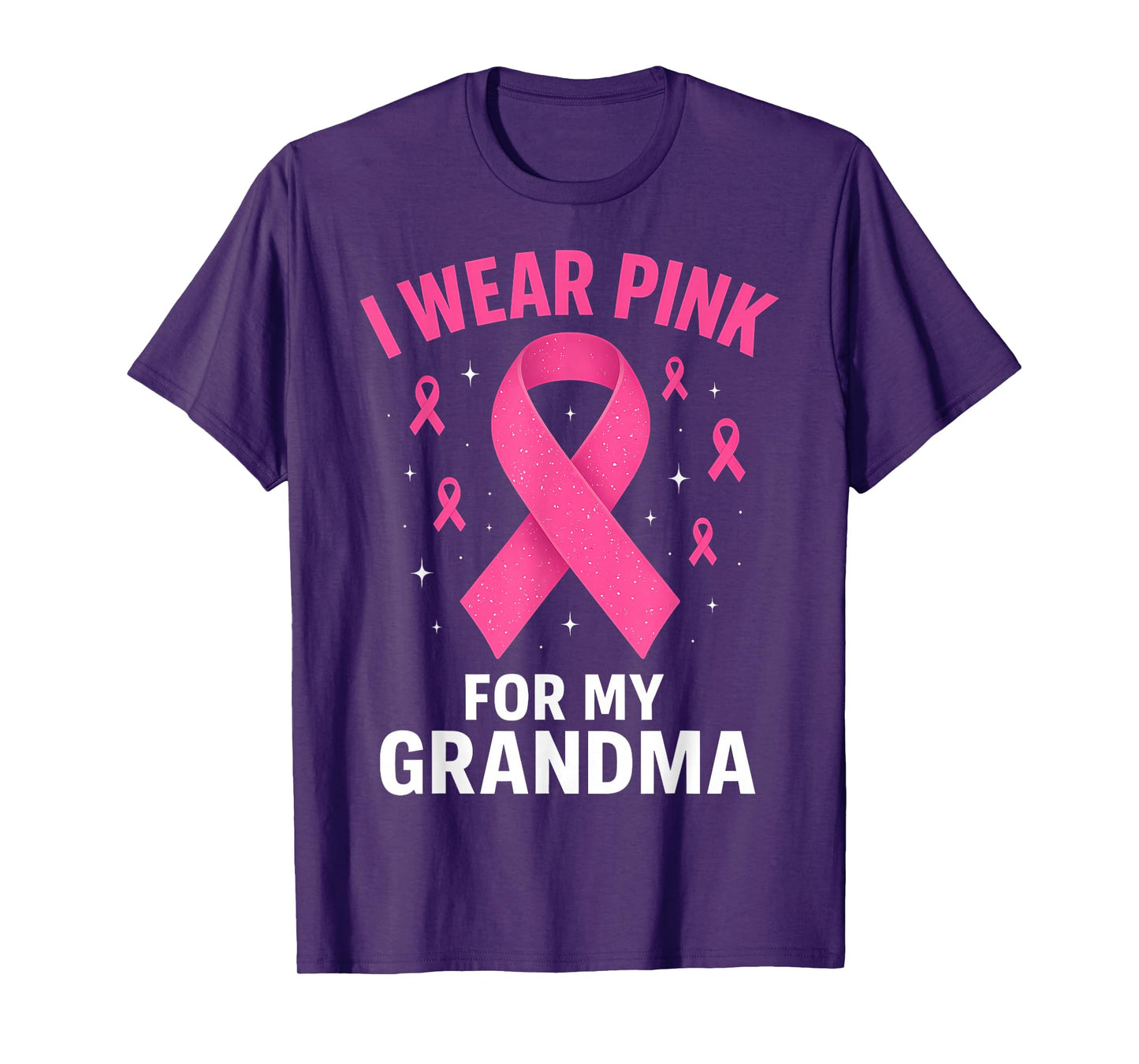 I Wear Pink for My Grandma Cancer Awareness T-Shirt