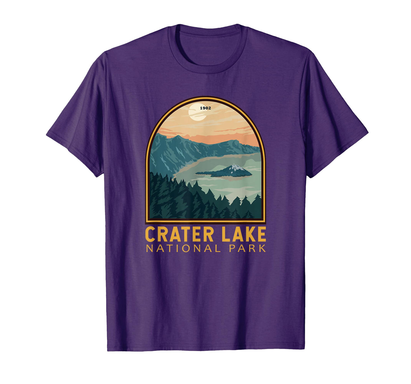 Crater Lake National Park Vintage Emblem T-Shirt