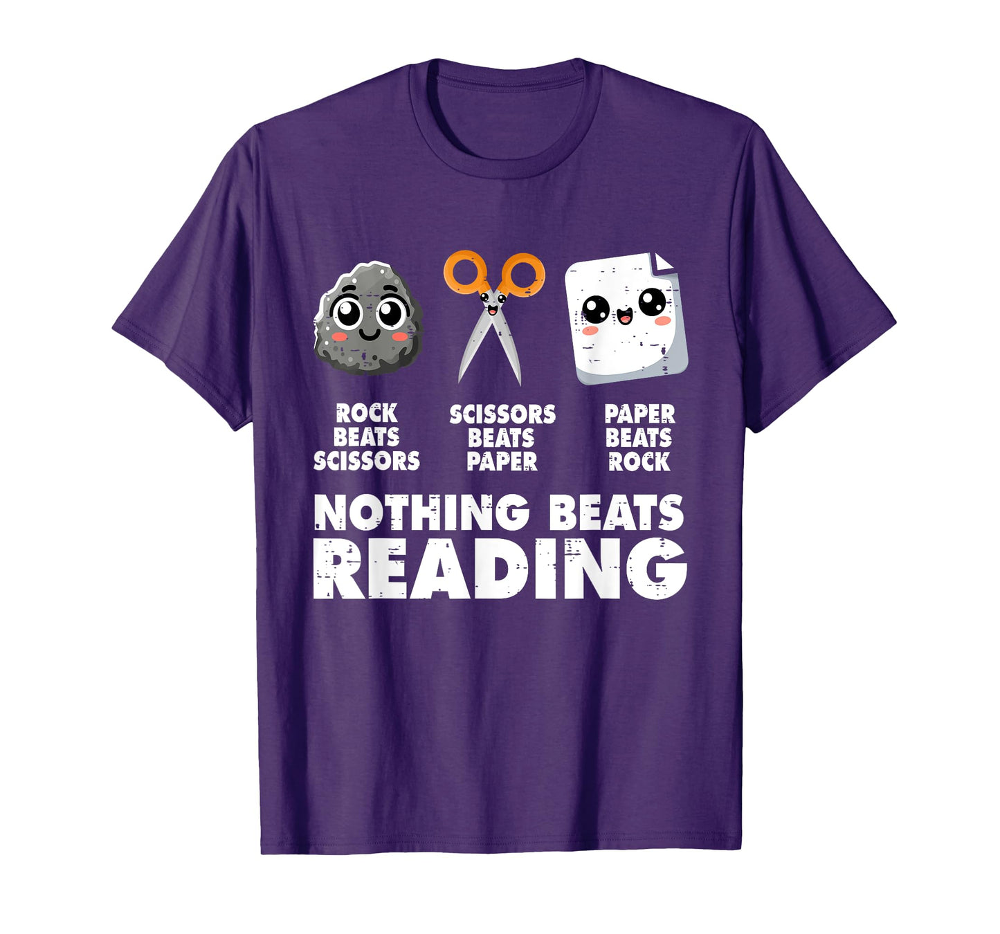 Nothing Beats Reading Bookworm Funny Librarian Book Nerd T-Shirt