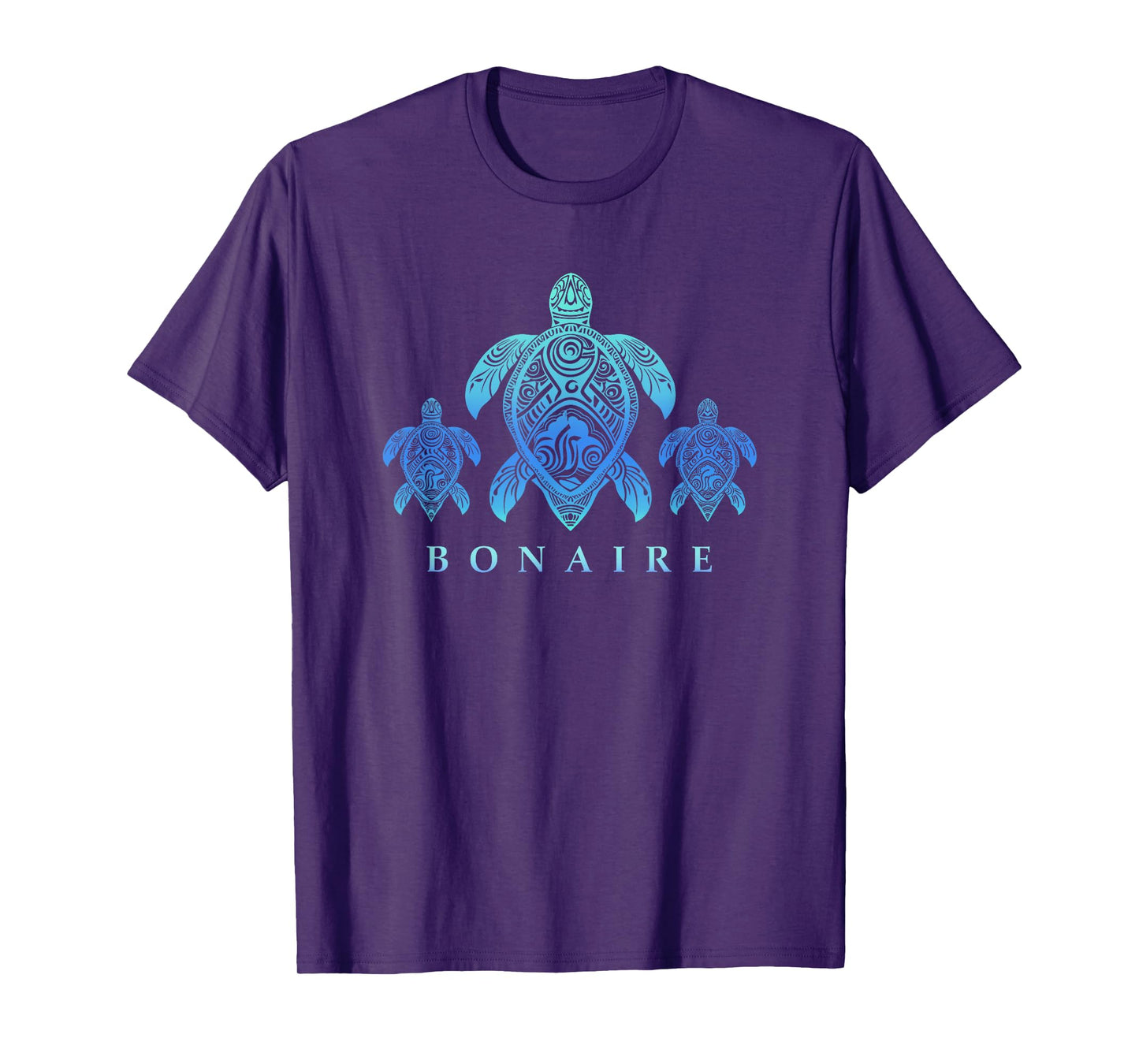 Bonaire - Tribal Hawksbill & Green Turtles T-Shirt