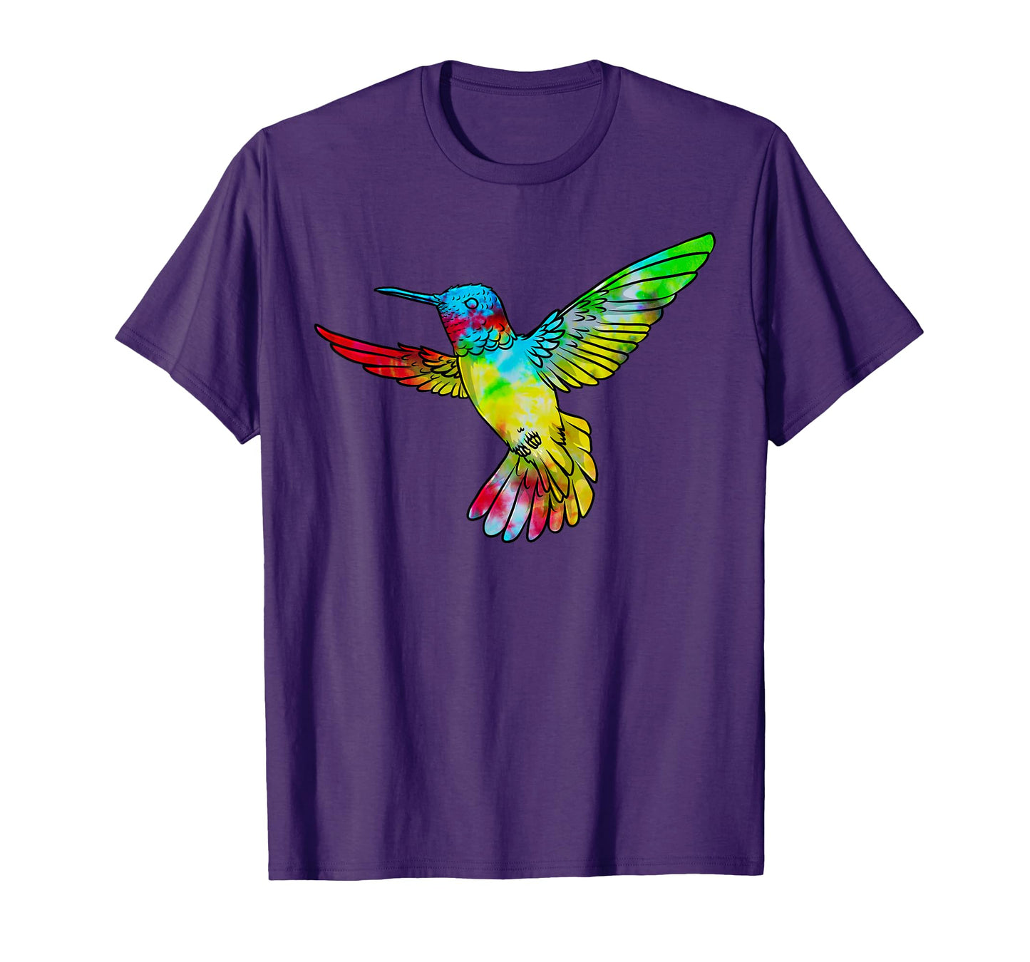 Vintage Tie Dye Hummingbird Birds Humming Bird Watcher T-Shirt