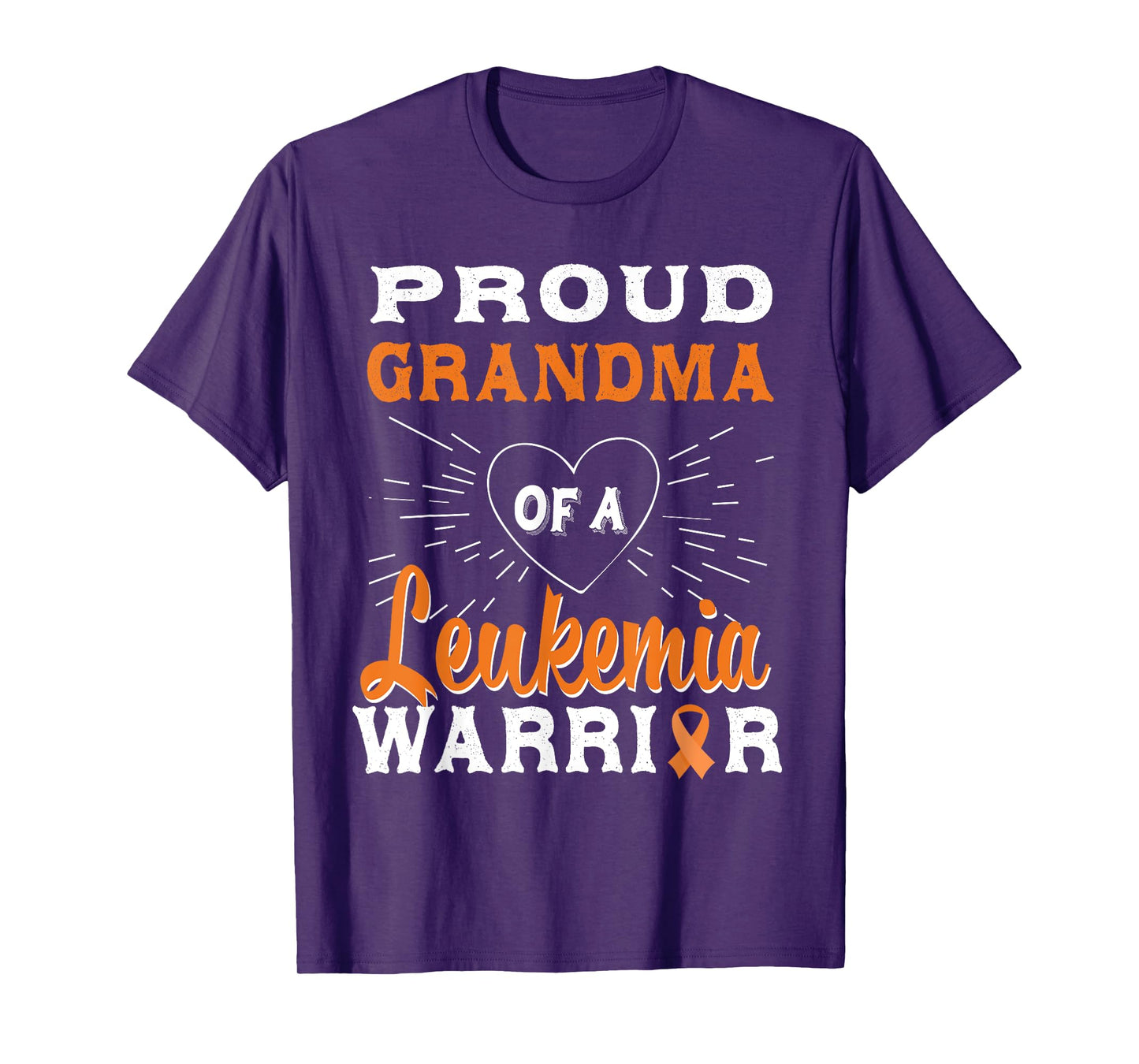 Proud Grandma Of A Leukemia Warrior Awareness T-Shirt