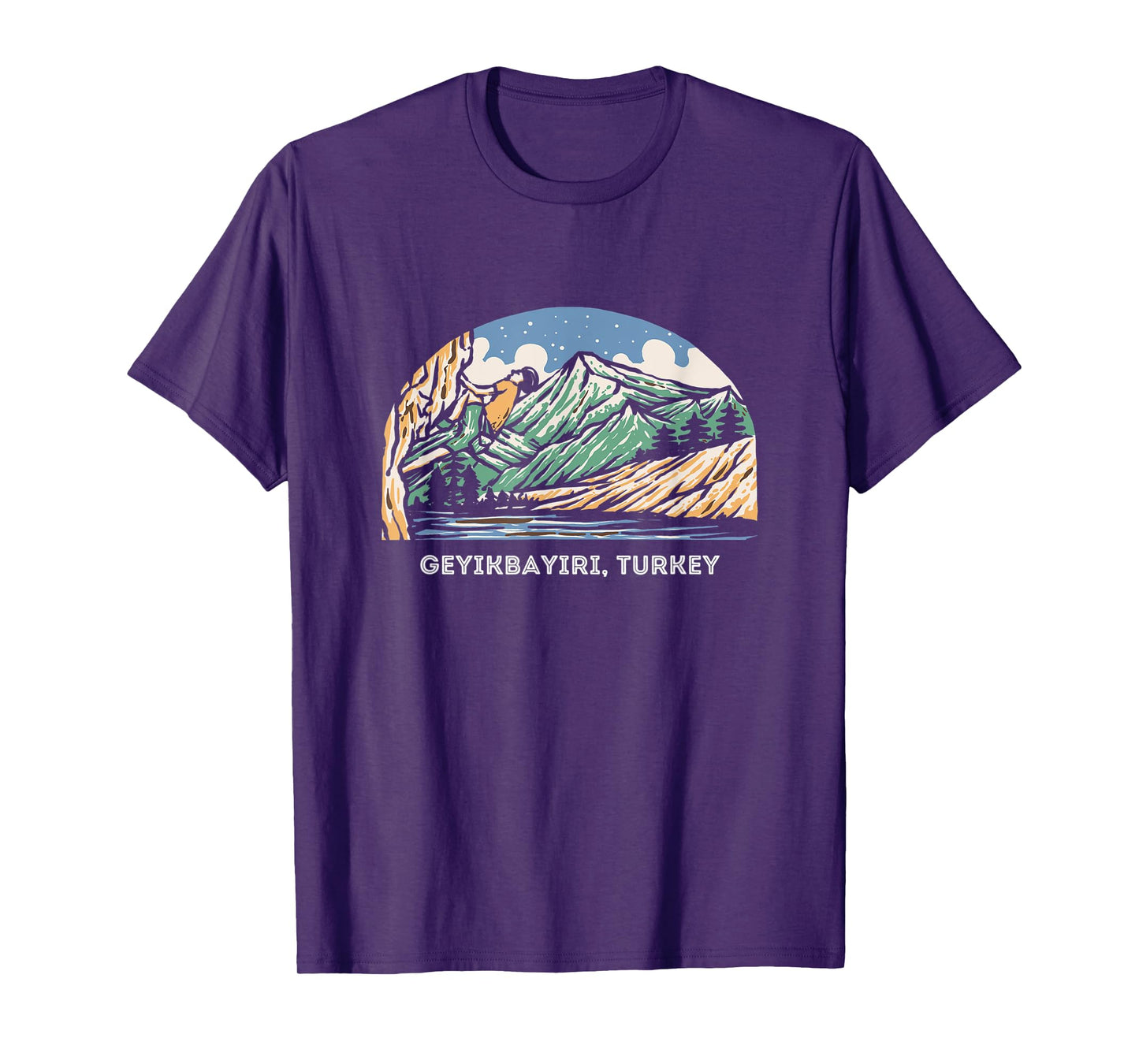 Vintage Geyikbayiri, Turkey Rock Climbing Bouldering T-Shirt