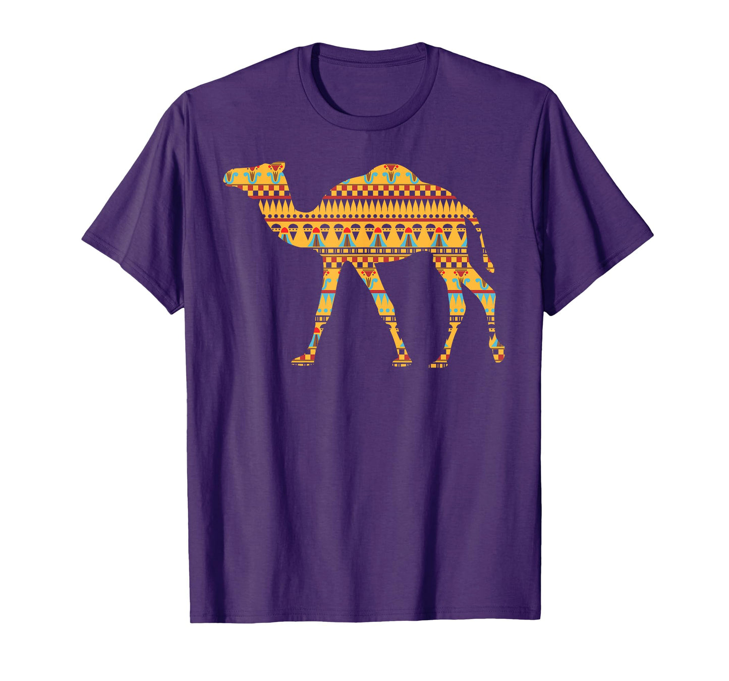 Camel T Shirt Middle Eastern Rug Pattern Women Men Kids T-Shirt