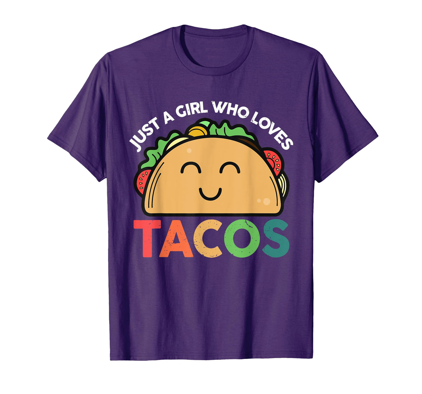 Taco-Shirt Just a girl who loves Tacos Women Girls T-Shirt
