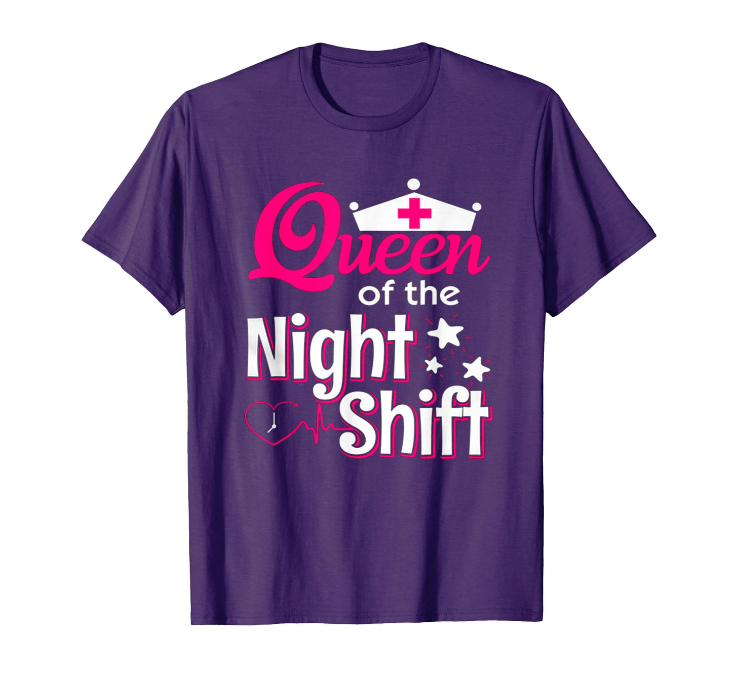 Hot Trend Shirt Queen Of The Night Shift Nurse T-Shirt
