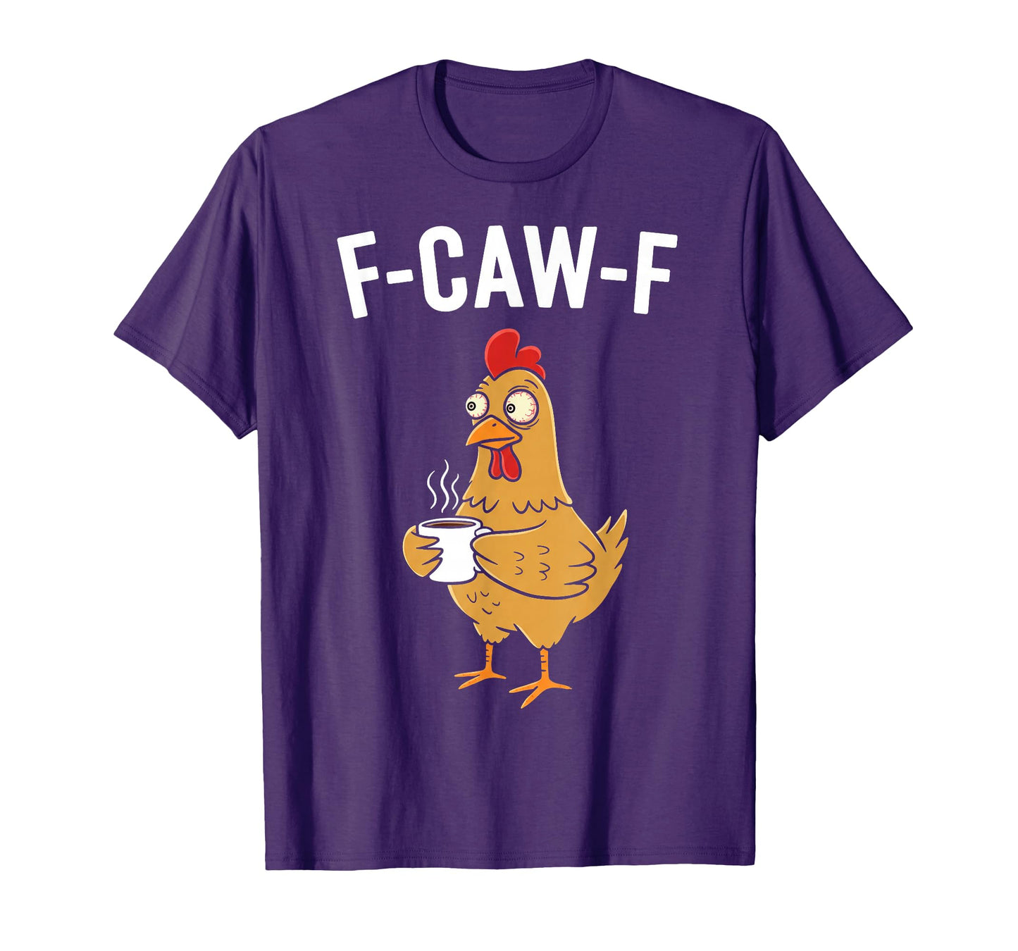 F-Caw-F Black Crow Funny Black Bird Moon Gothic Adult Humor T-Shirt