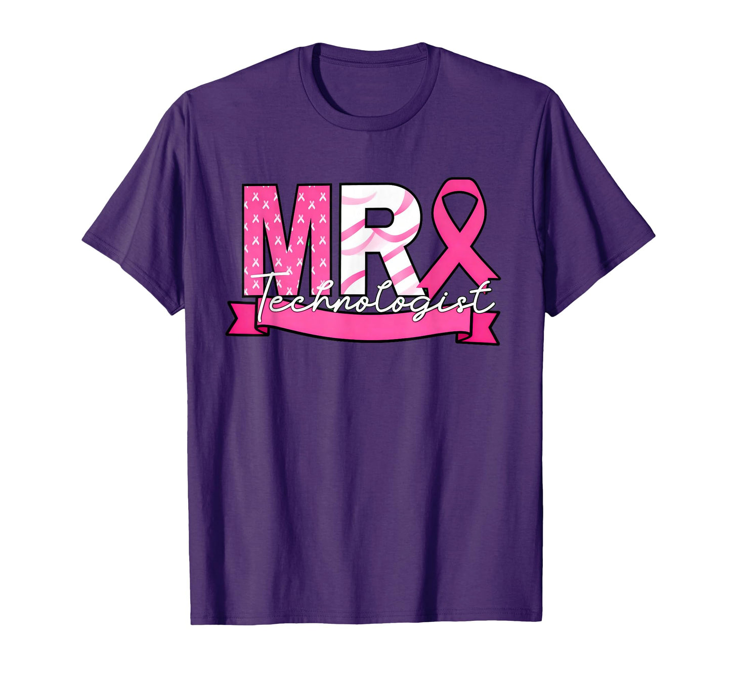 MRI Technologist Breast Cancer Awareness Sweat Diagnostic Im T-Shirt
