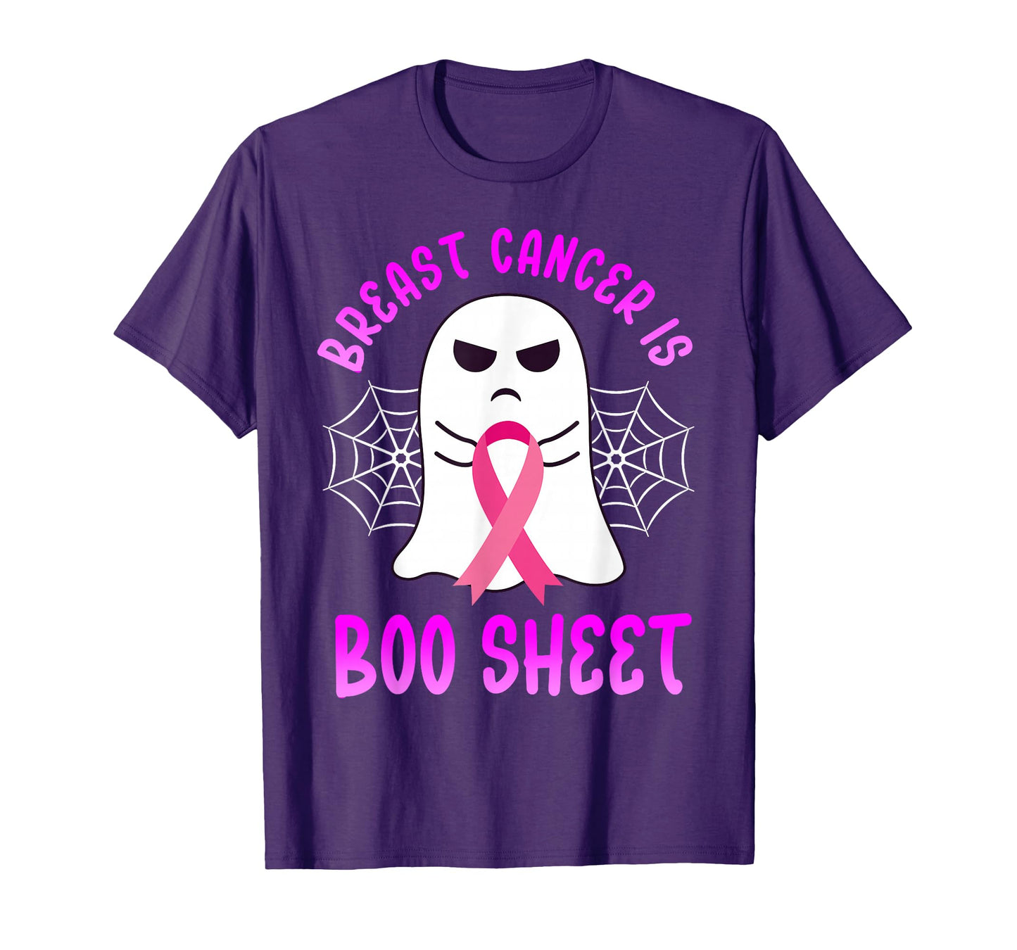 Breast Cancer Is Boo Sheet Halloween Breast Cancer Awareness T-Shirt