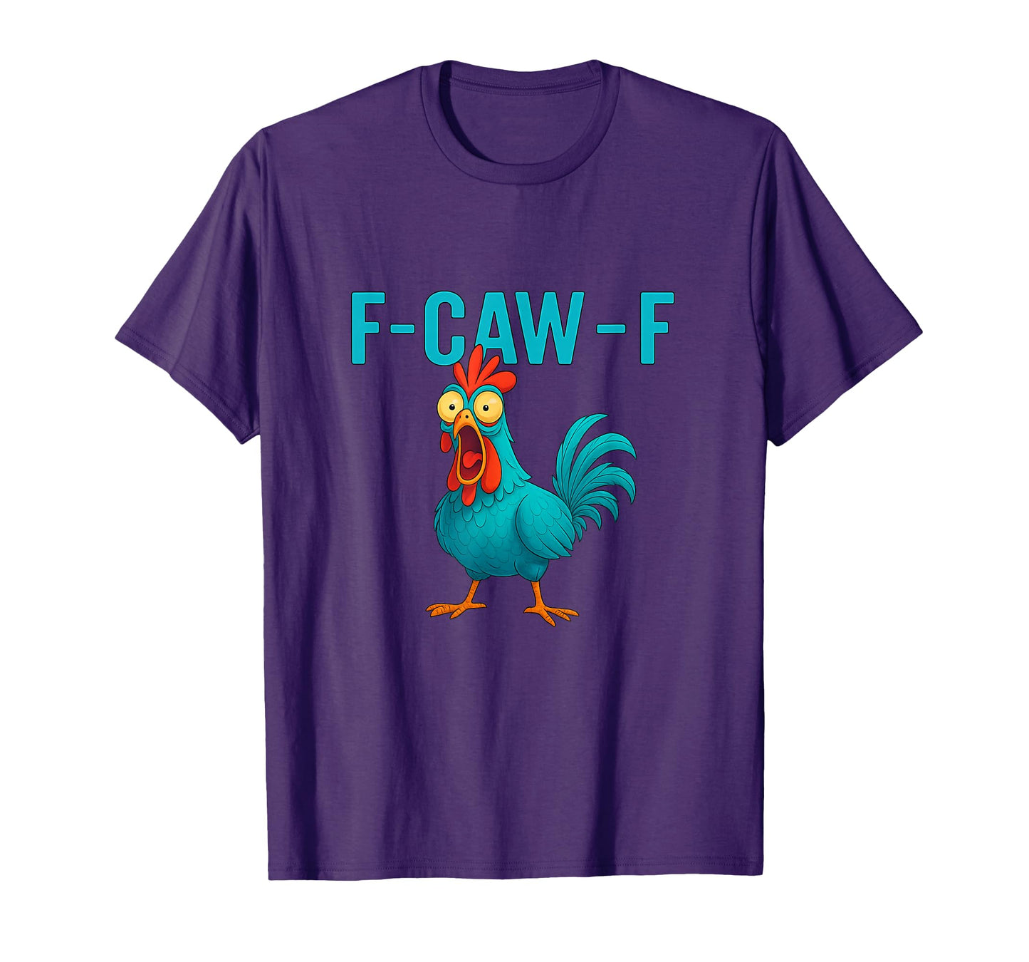 Divertida Camiseta de Pollo F-Caw-F de Pollo FCAWF T-Shirt