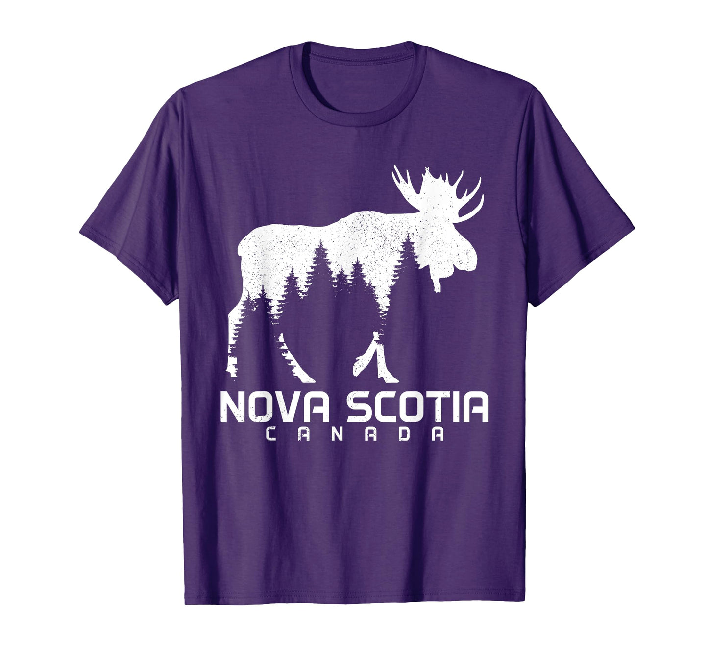 Nova Scotia Canada Vintage Pride Souvenir Moose Nature T-Shirt