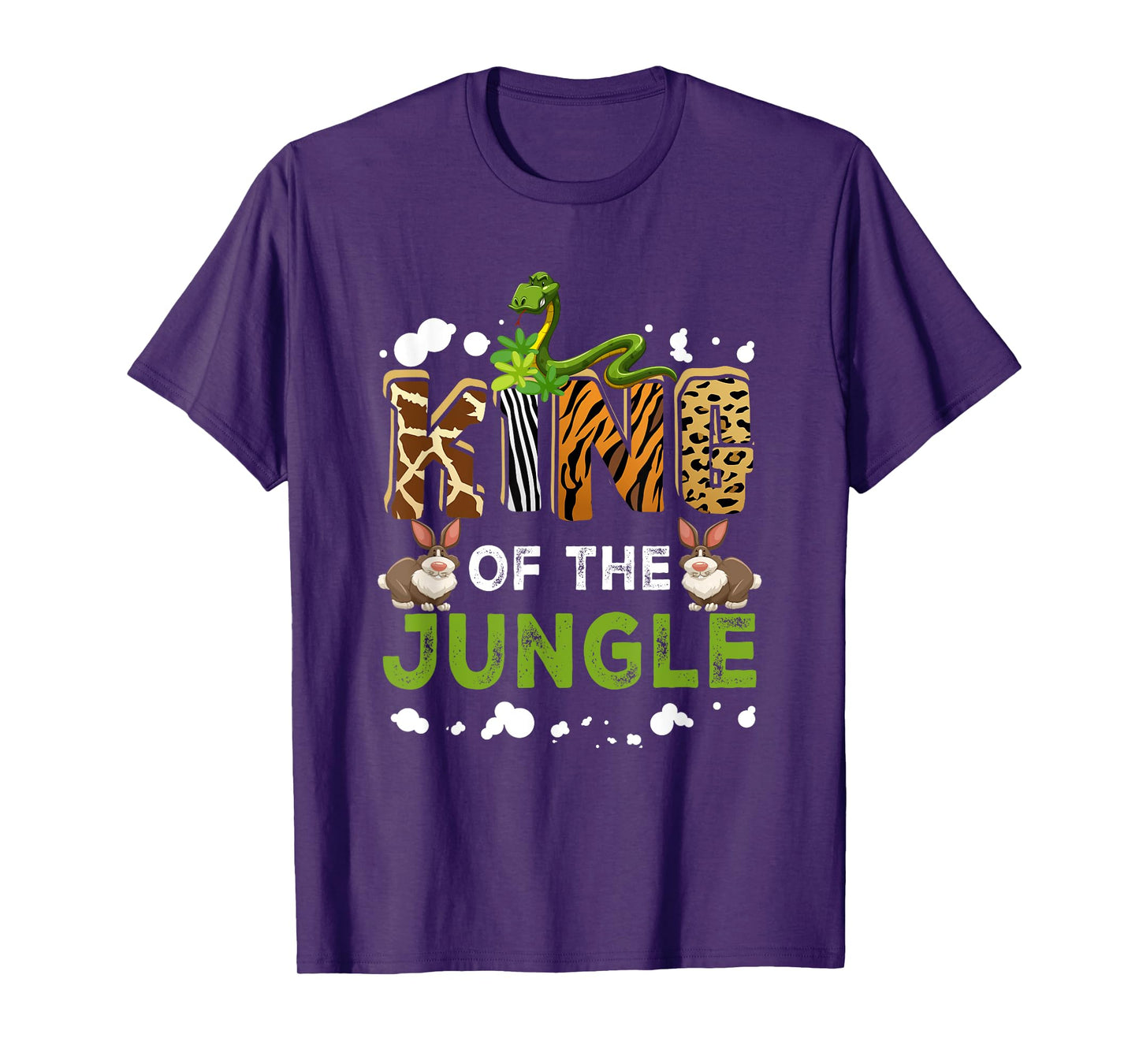 King Of The Jungle Zoo Safari Squad Family Birthday Party T-Shirt