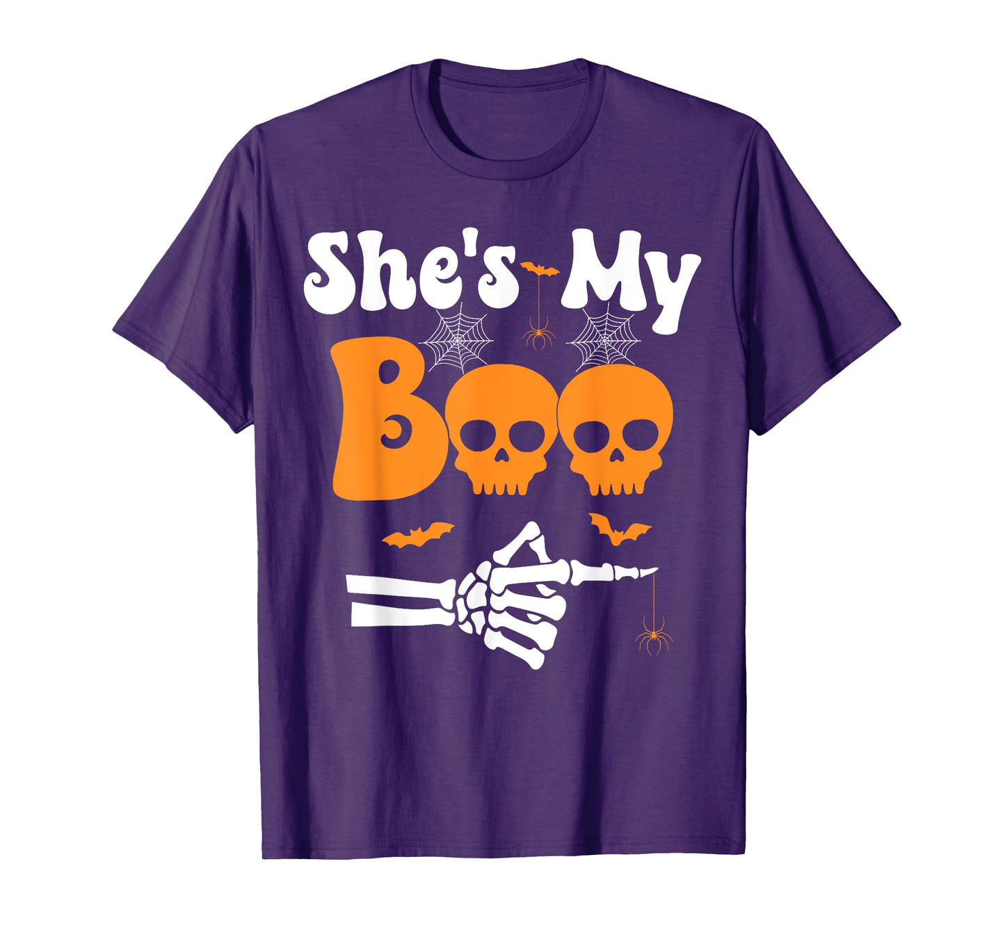 She’s My Bo Skeleton Funny Couples Matching Halloween Couple T-Shirt
