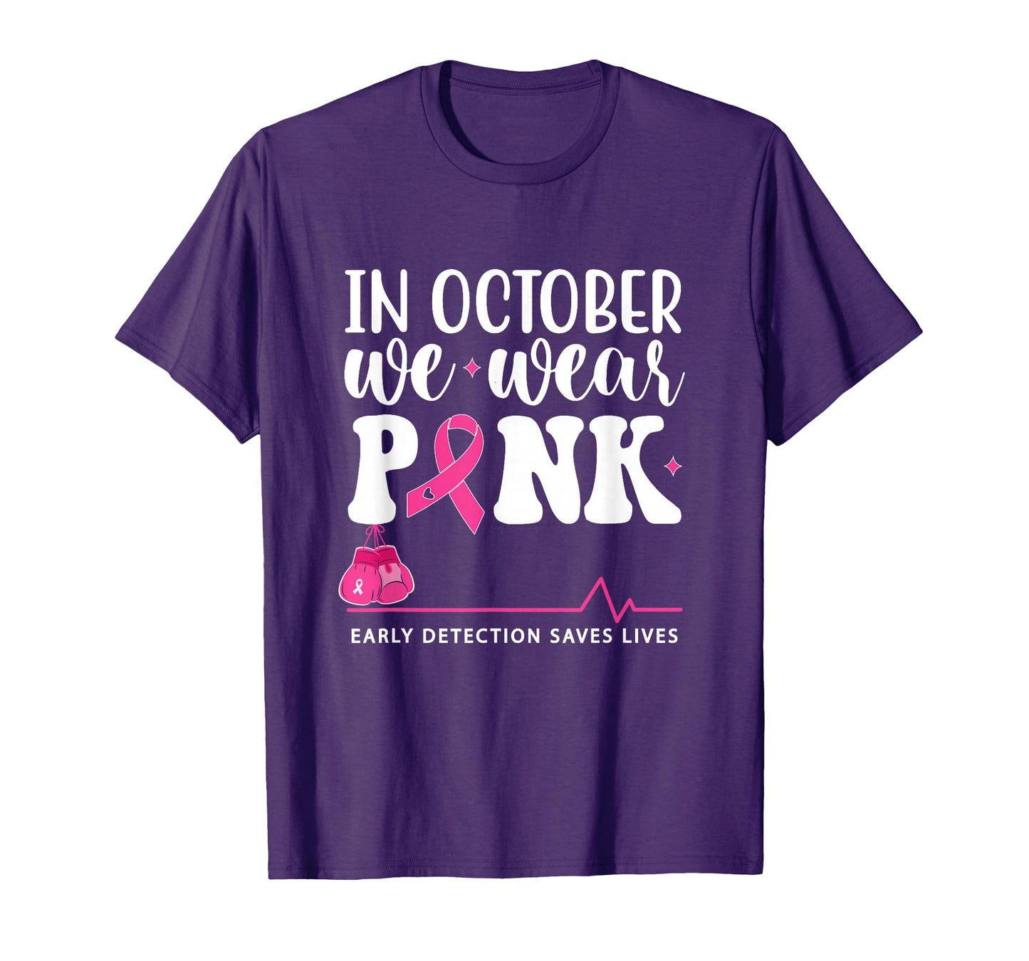 Breast Cancer Awareness In October We Wear Pink T-Shirt