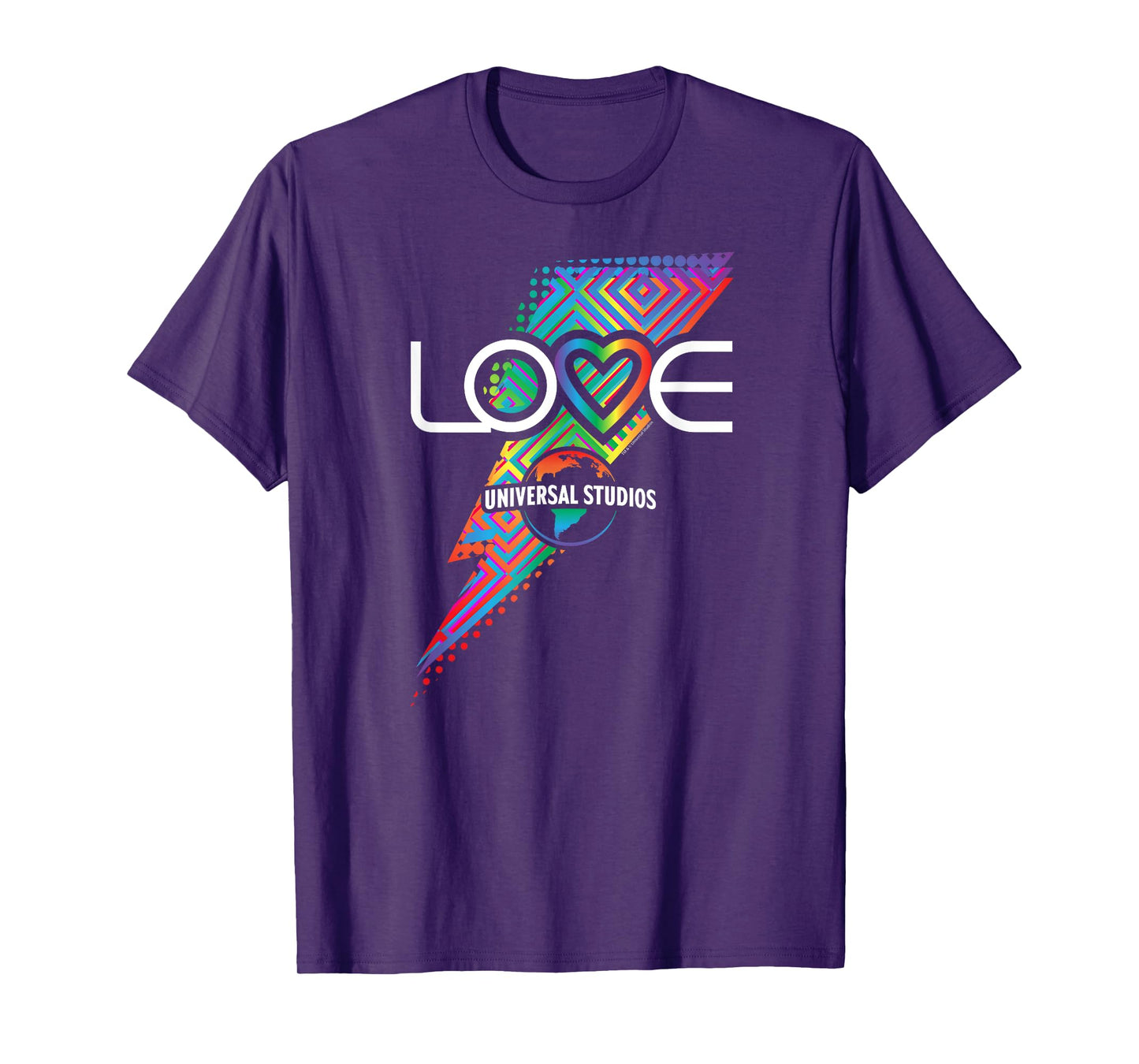 Universal Parks Love Universal Rainbow Bolt T-Shirt
