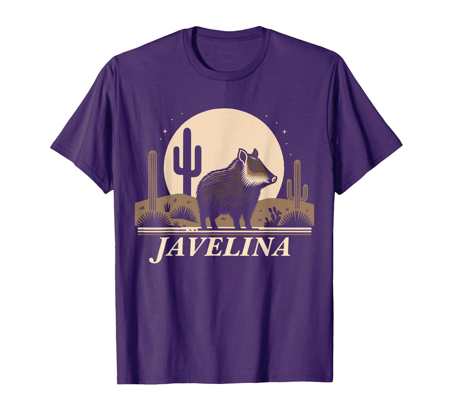 Javelina in Desert Landscape, Javelina T-Shirt