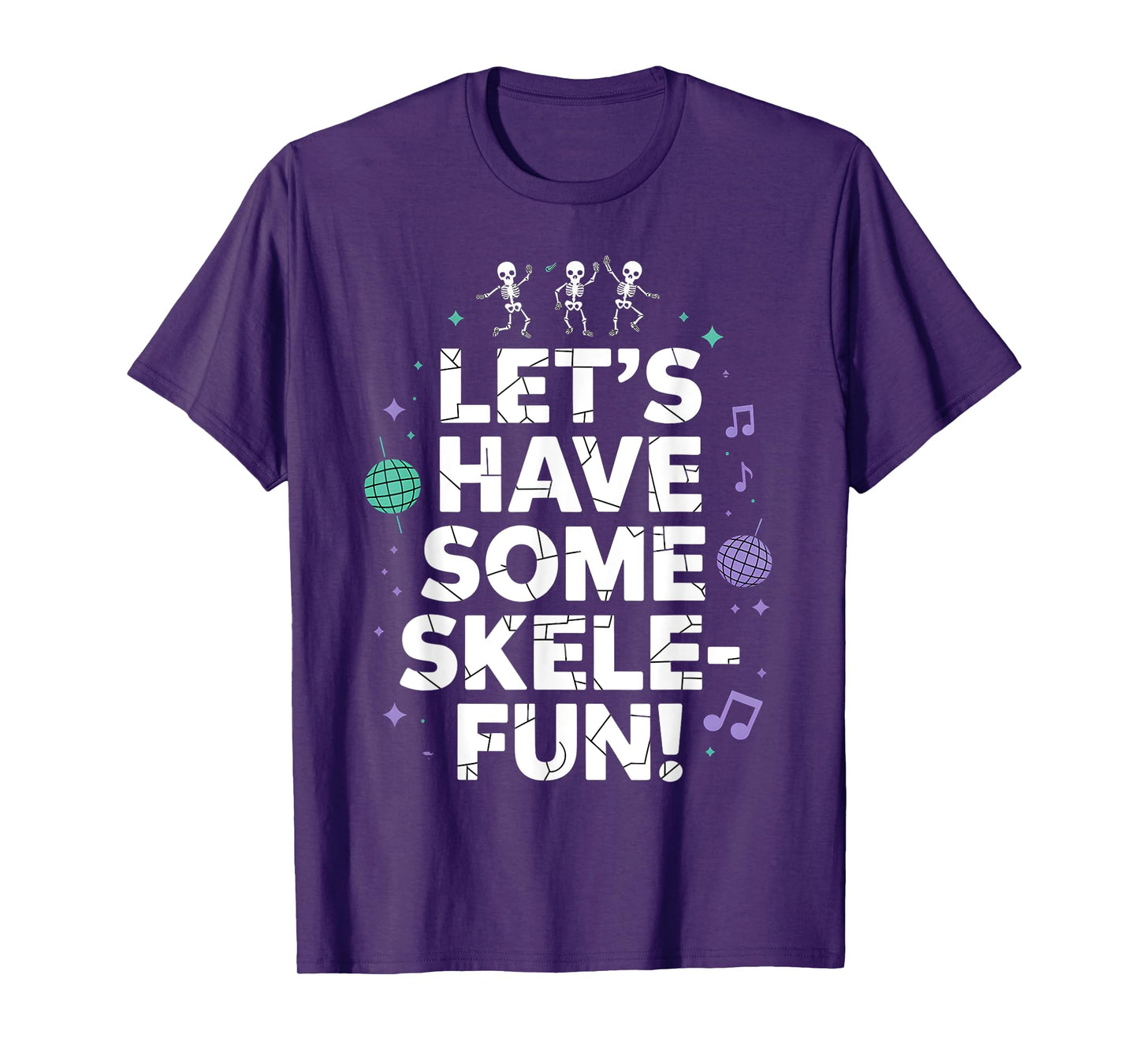 Funny Skeleton Halloween Quote Retro Skull Fall Design T-Shirt