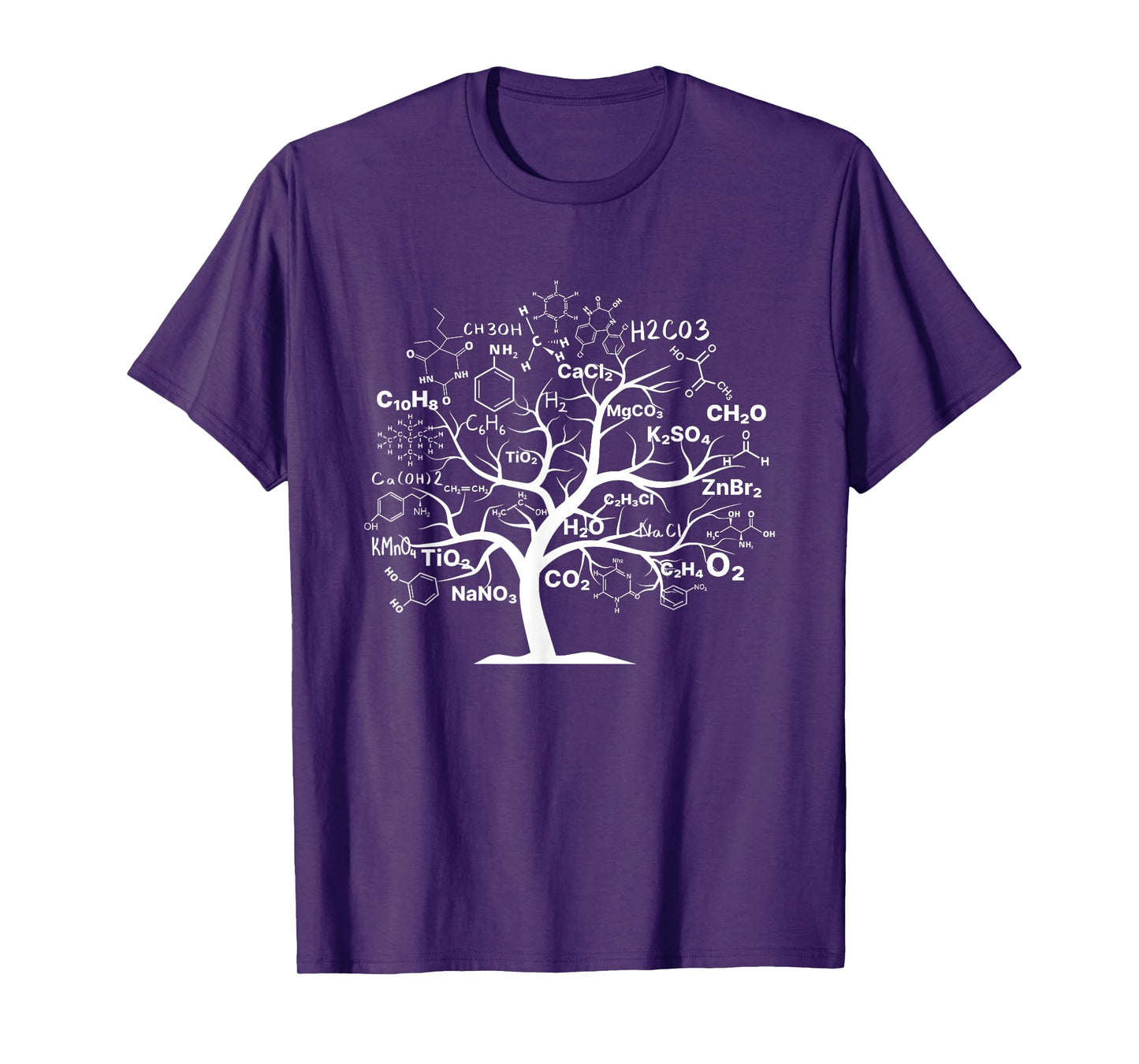 Funny Chemical Tree. Where Chemistry Meets Nature T-Shirt