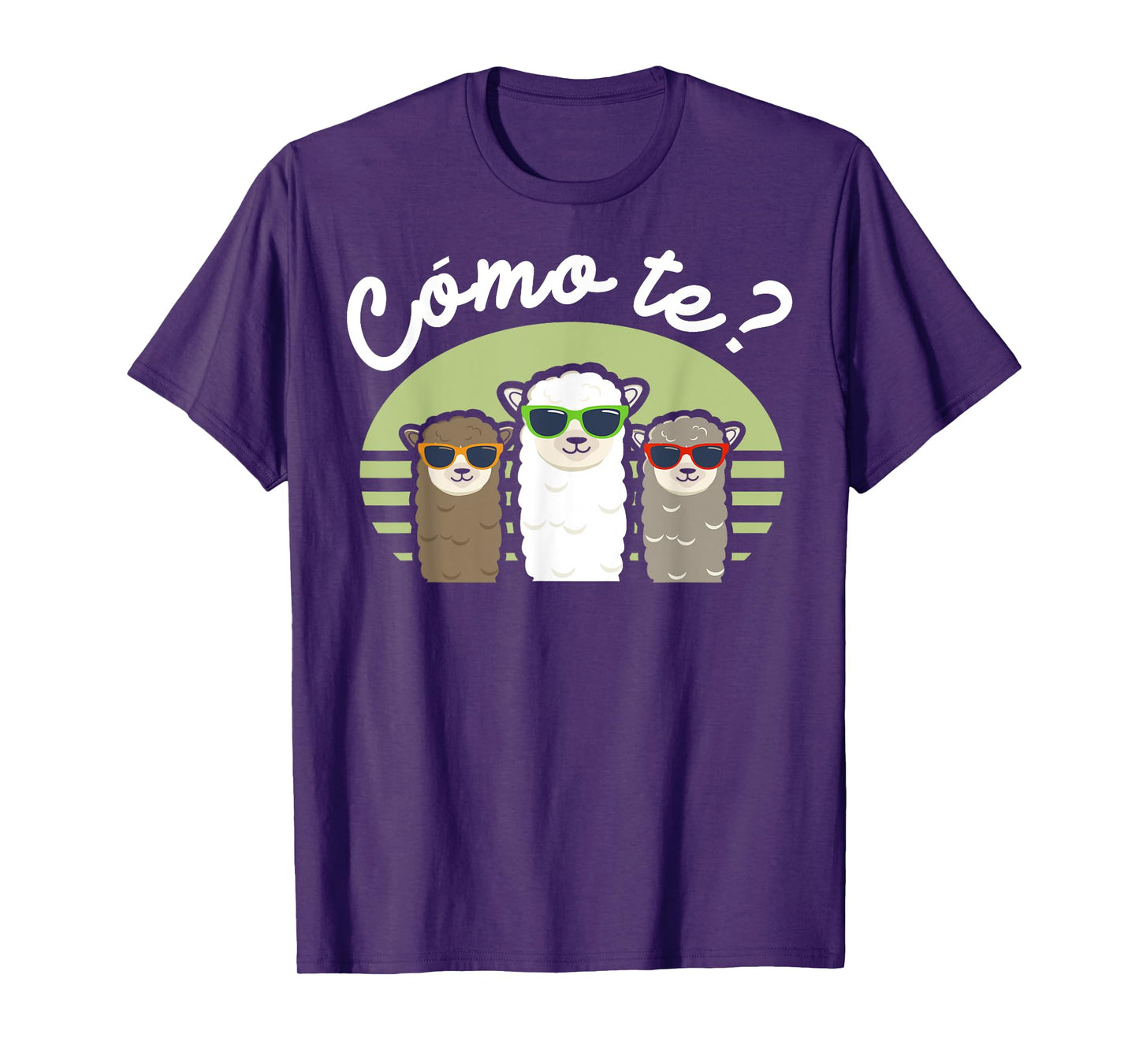 Funny Spanish gift, Como Te Llama, Llama design T-Shirt