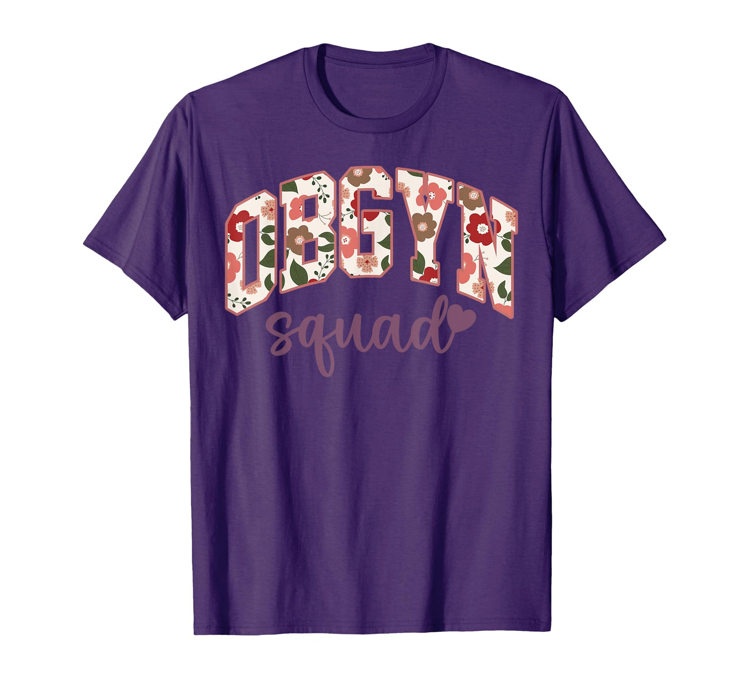 Retro Flower OBGYN Squad Obstetrician Gynecologist L&D Nurse T-Shirt