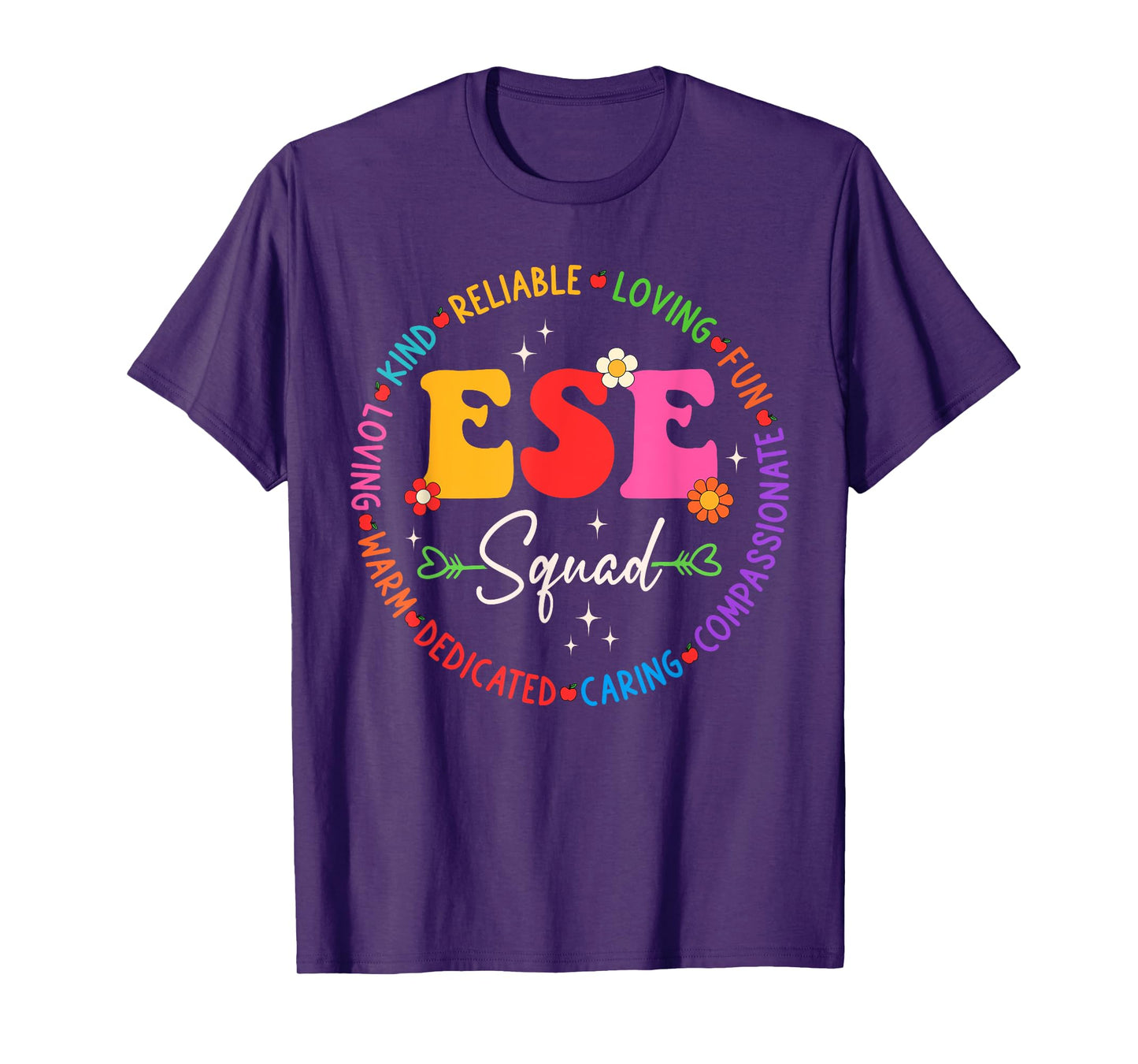ESE Squad First Last Day Team Teacher Student Tribe Men Women Girls Kids T-Shirt