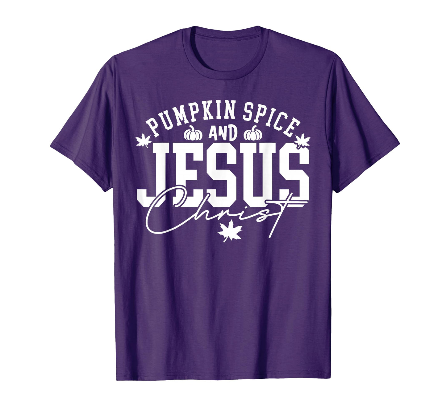 Pumpkin Spice Christian Faith Thanksgiving Fall Autumn Gifts T-Shirt