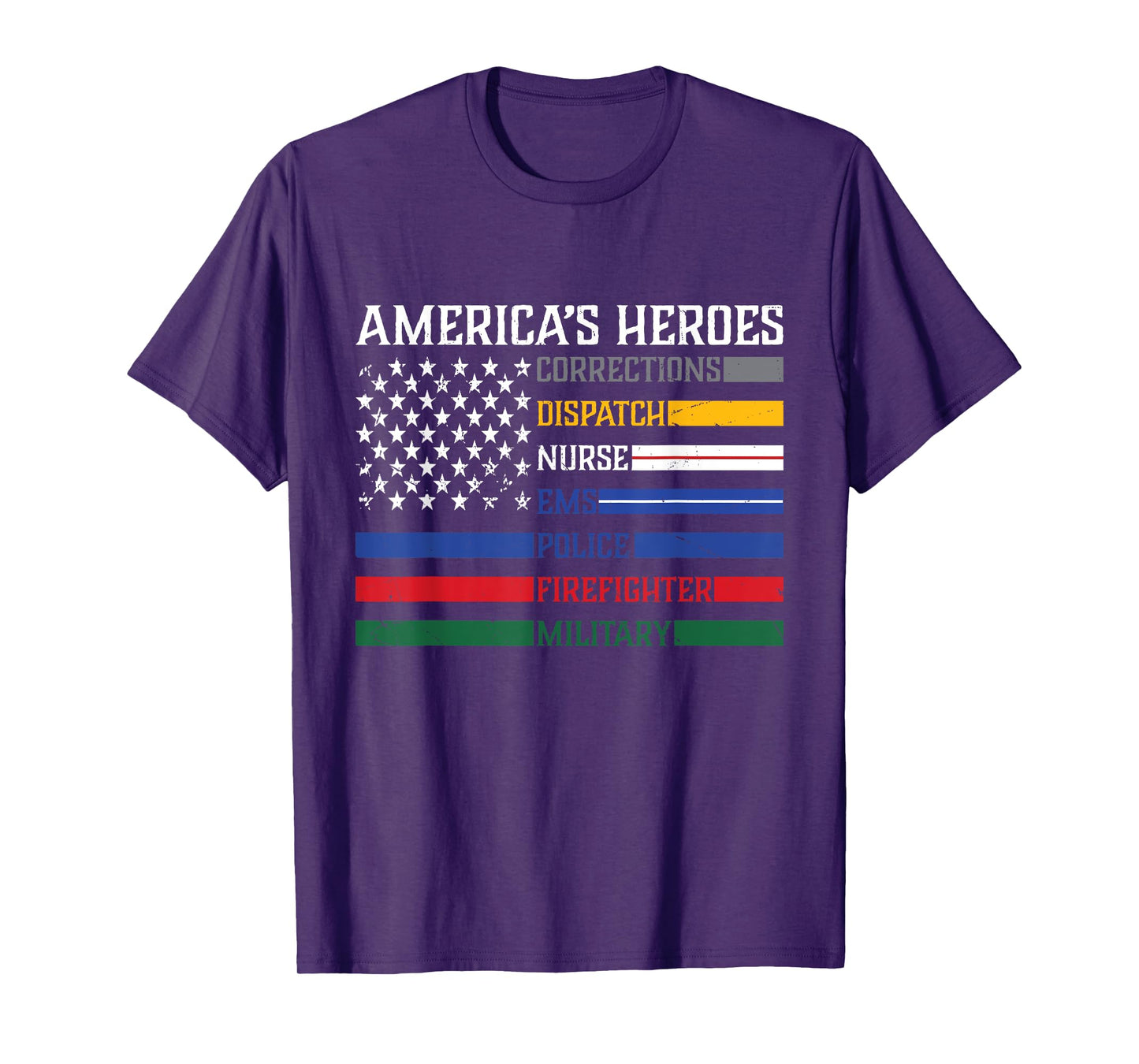 First Responders ,Police, Military, Firefighter, Nurse T-Shirt